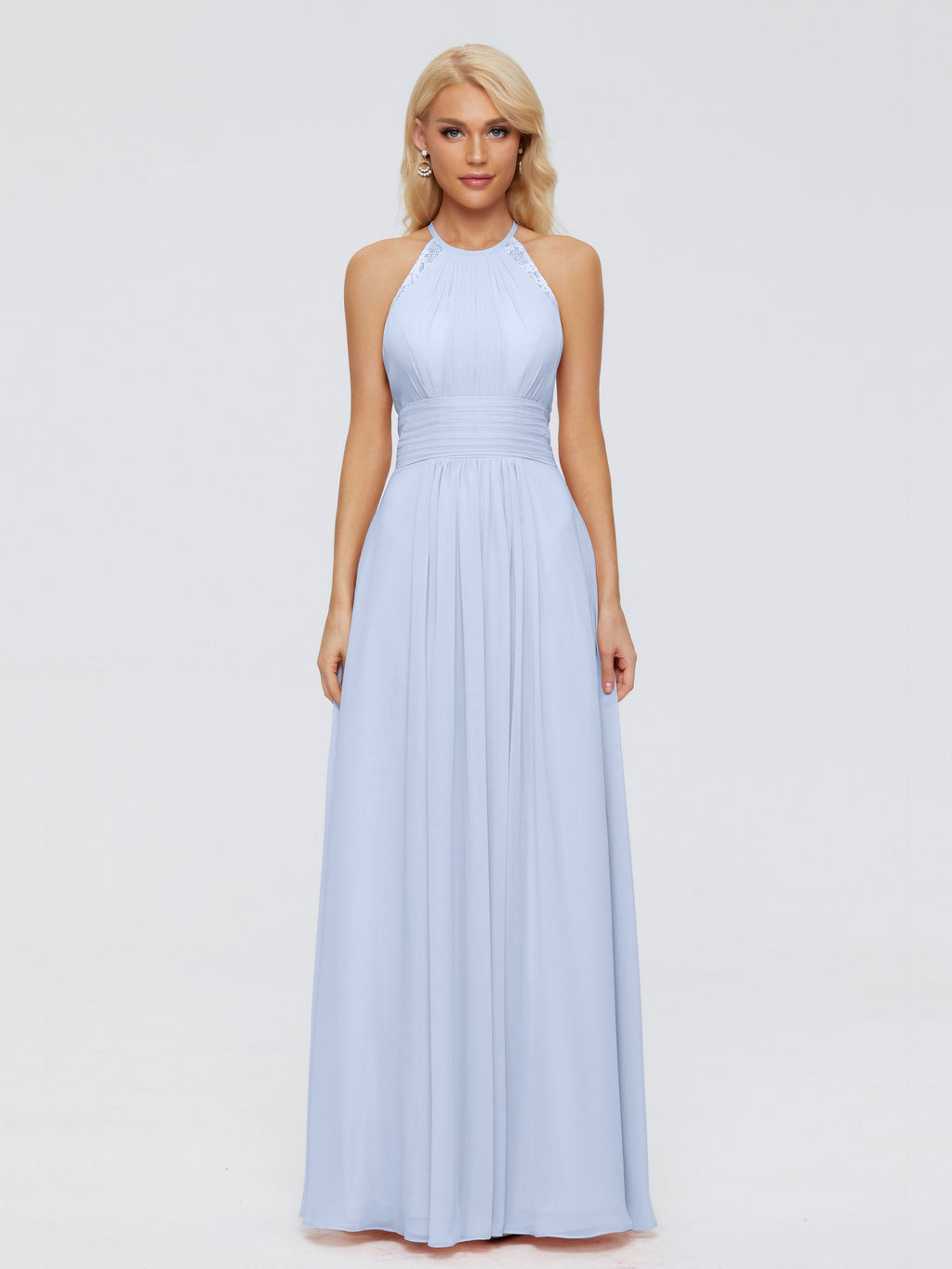 Arya Halter Chiffon Bridesmaid Dresses