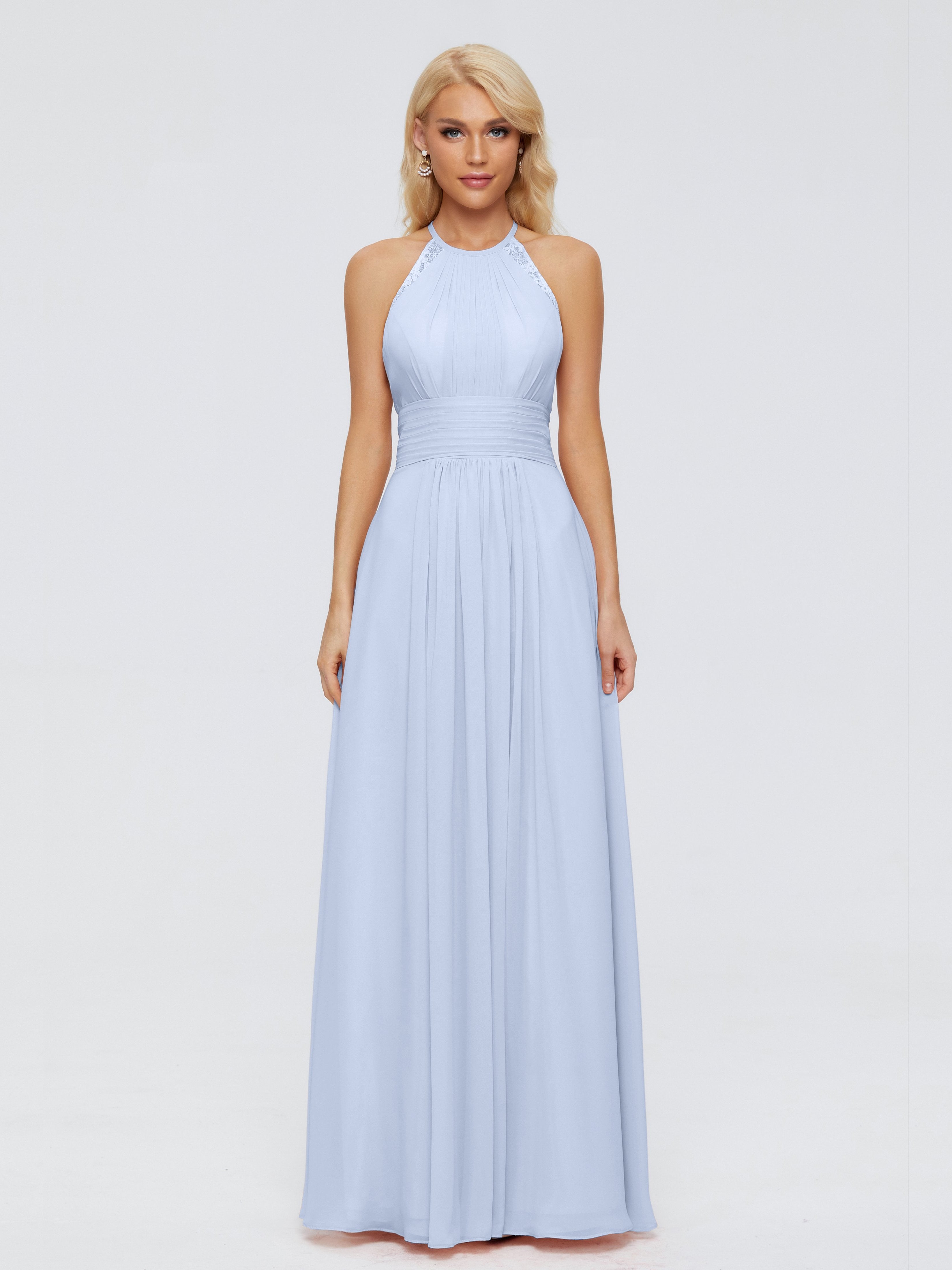 Arya Halter Chiffon Bridesmaid Dresses