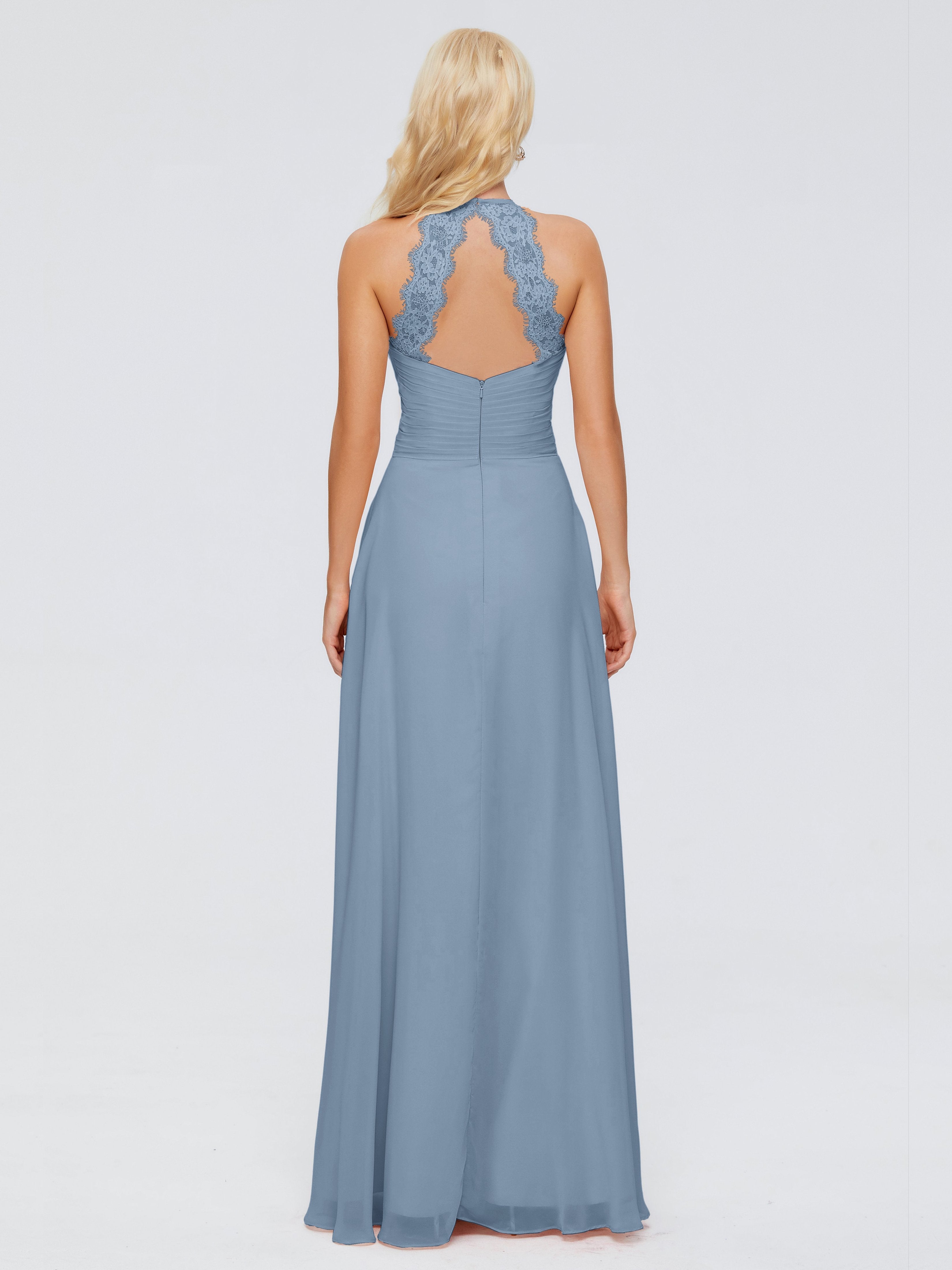 Arya Halter Chiffon Bridesmaid Dresses