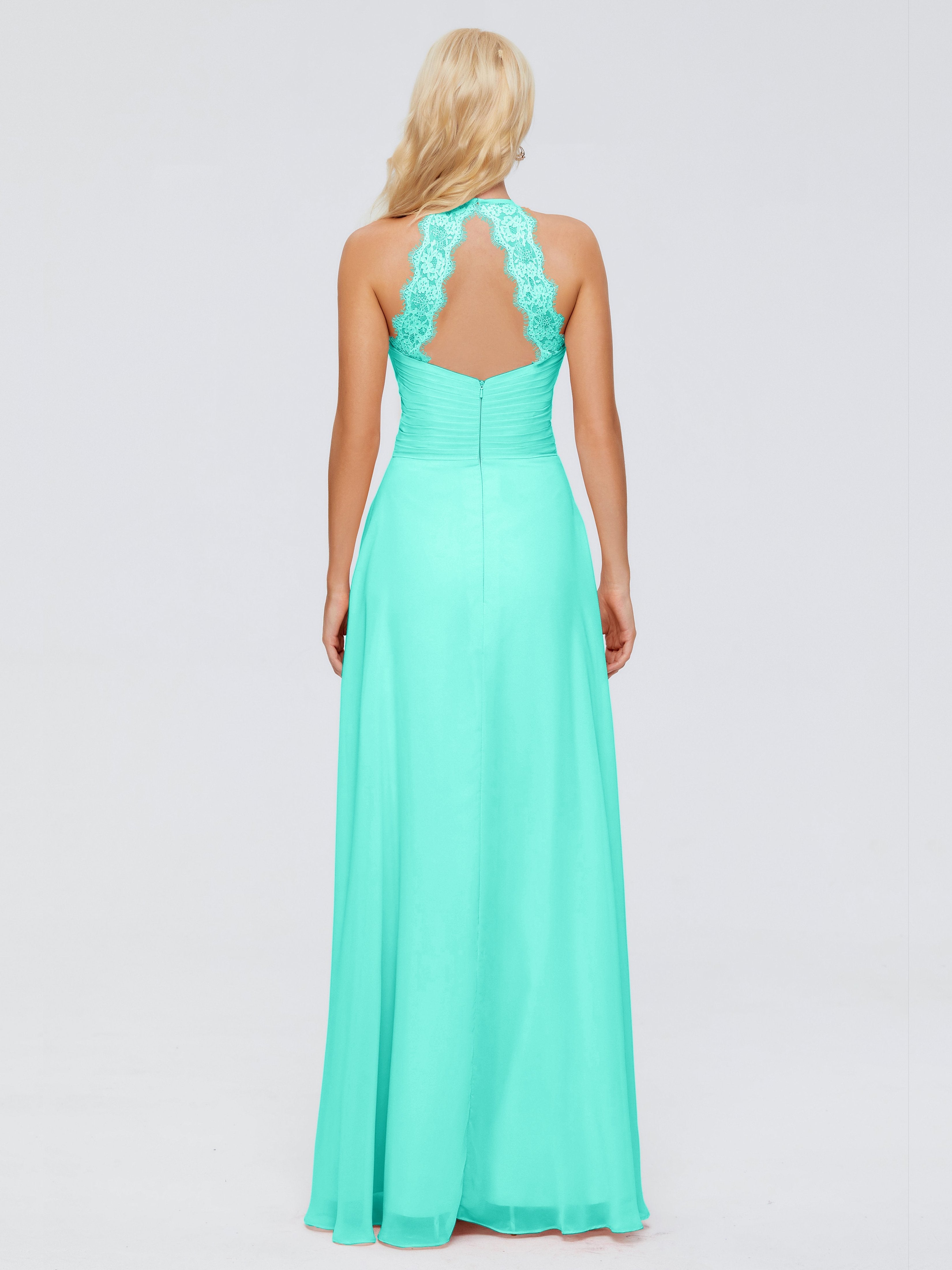 Arya Halter Chiffon Bridesmaid Dresses