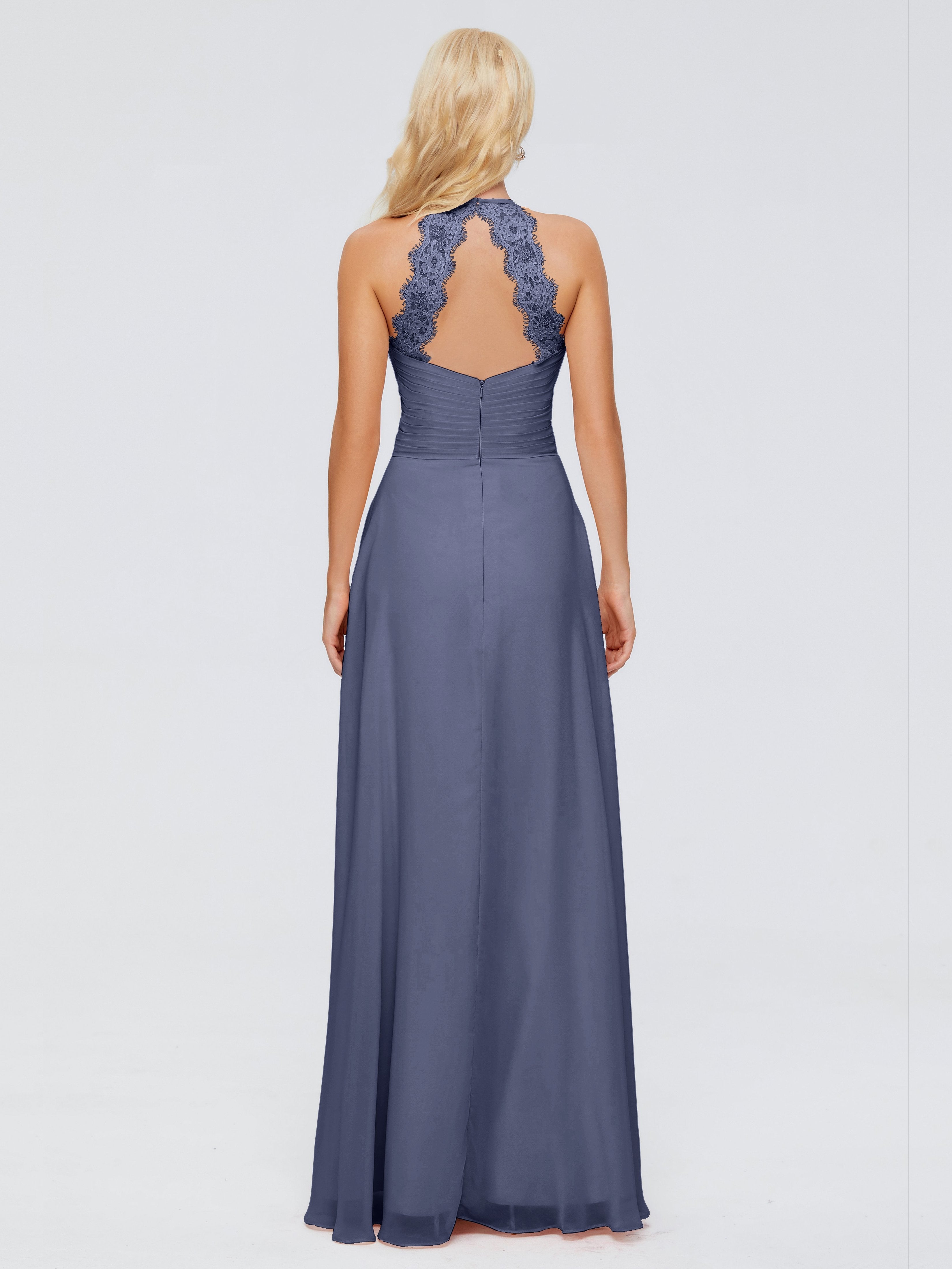 Arya Halter Chiffon Bridesmaid Dresses