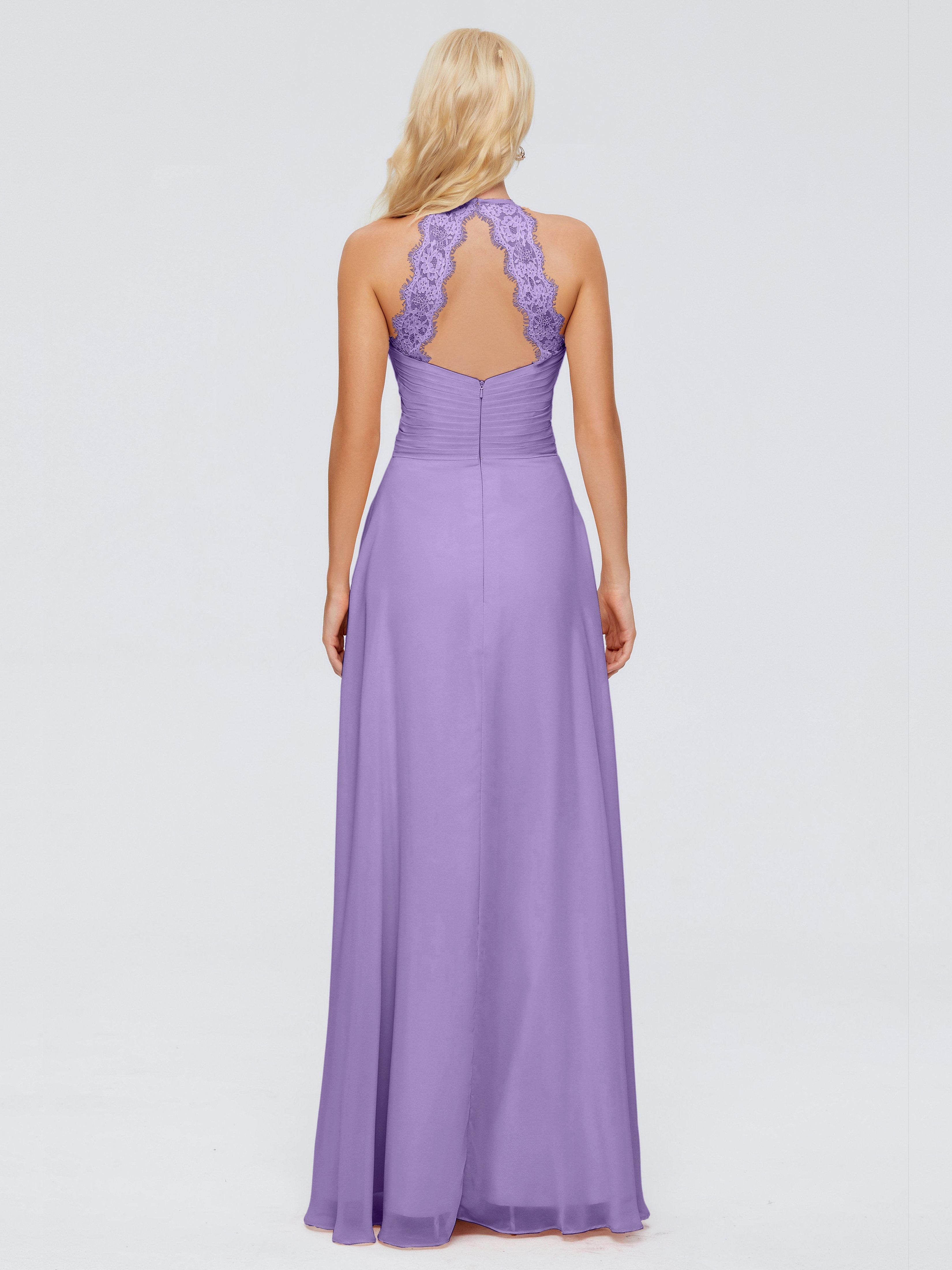 Arya Halter Chiffon Bridesmaid Dresses