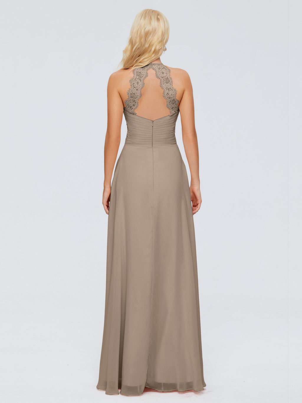Arya Halter Chiffon Bridesmaid Dresses