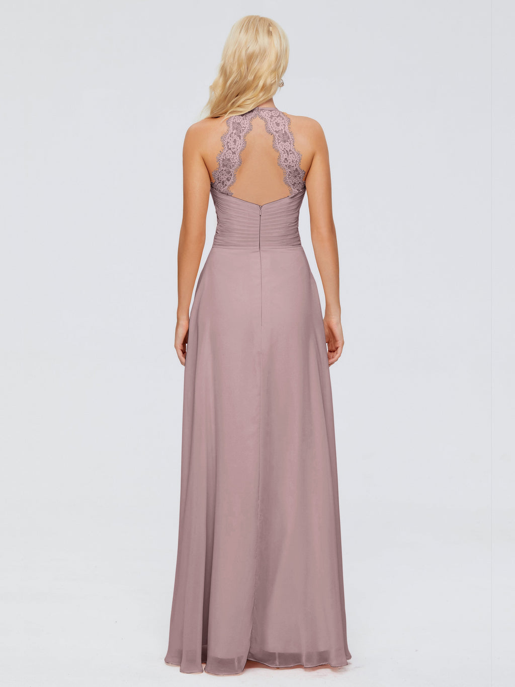 Arya Halter Chiffon Bridesmaid Dresses