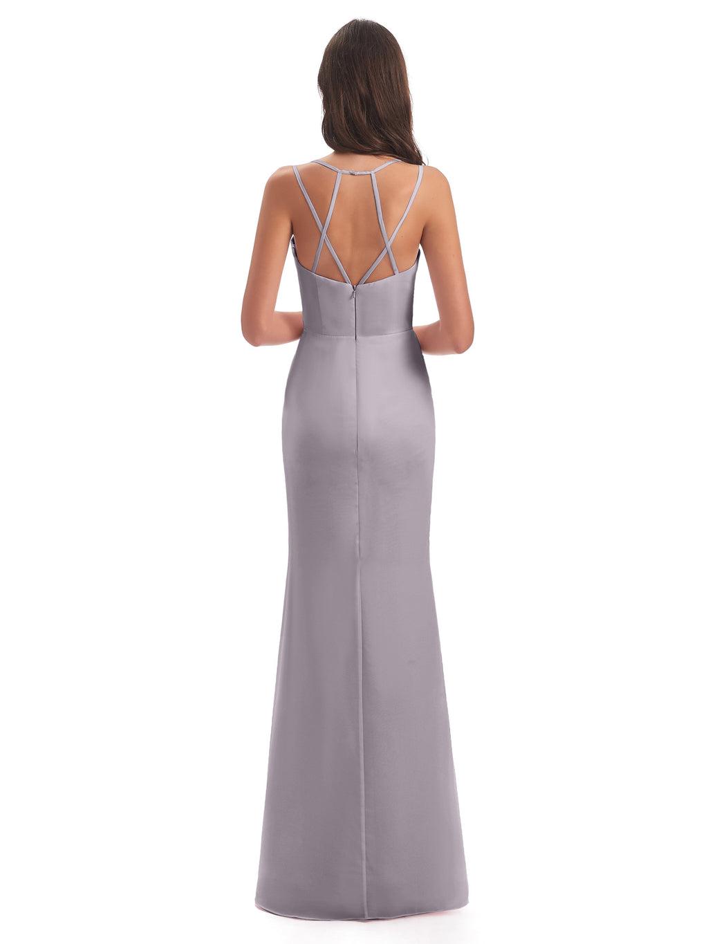 Aryanna Hourglass Spaghetti Straps Chiffon Bridesmaid Dresses