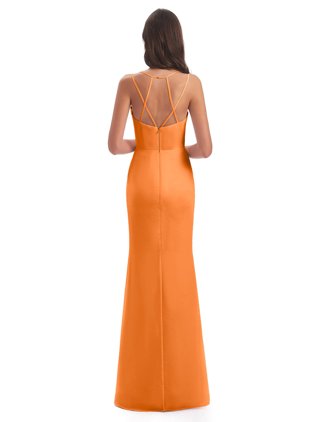 Aryanna Hourglass Spaghetti Straps Chiffon Bridesmaid Dresses