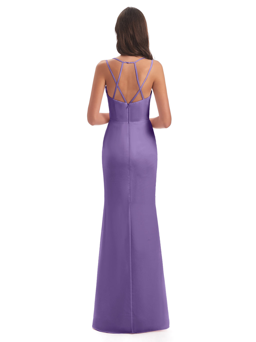 Aryanna Hourglass Spaghetti Straps Chiffon Bridesmaid Dresses