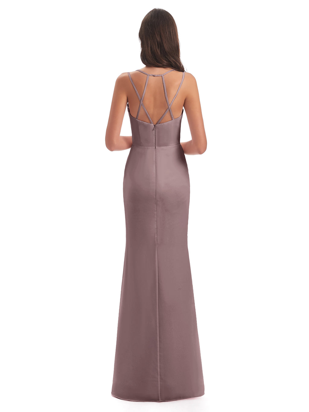 Aryanna Hourglass Spaghetti Straps Chiffon Bridesmaid Dresses