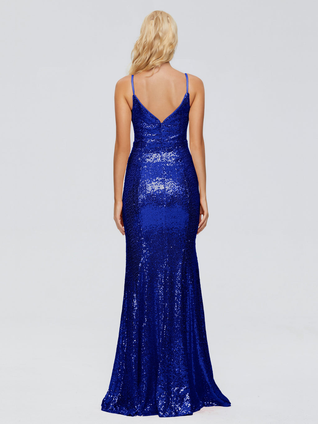 Athena Spaghetti Straps Sequins Bridesmaid Dress