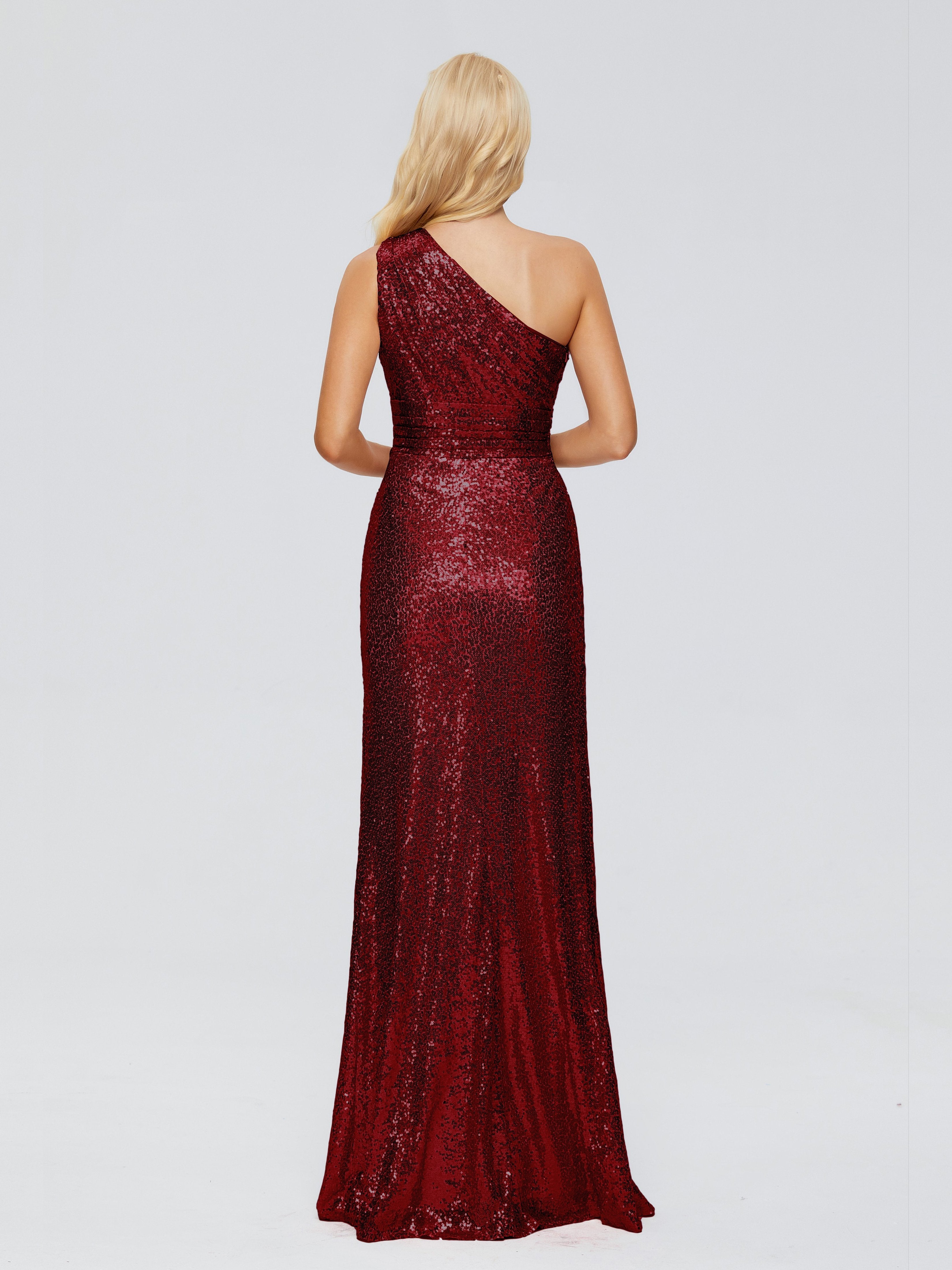 Bailey One Shoulder Sequins Bridesmaid Dress