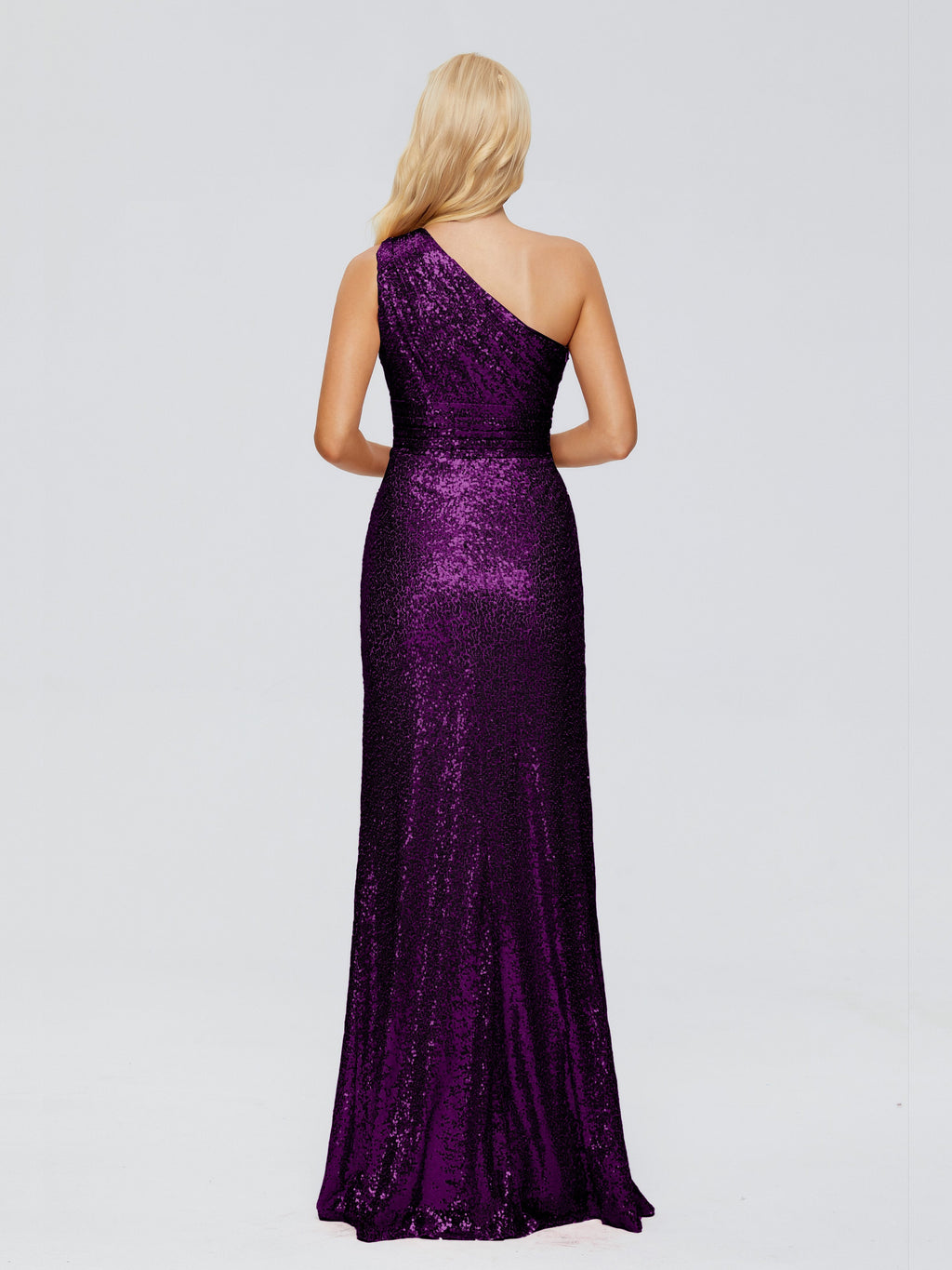 Bailey One Shoulder Sequins Bridesmaid Dress