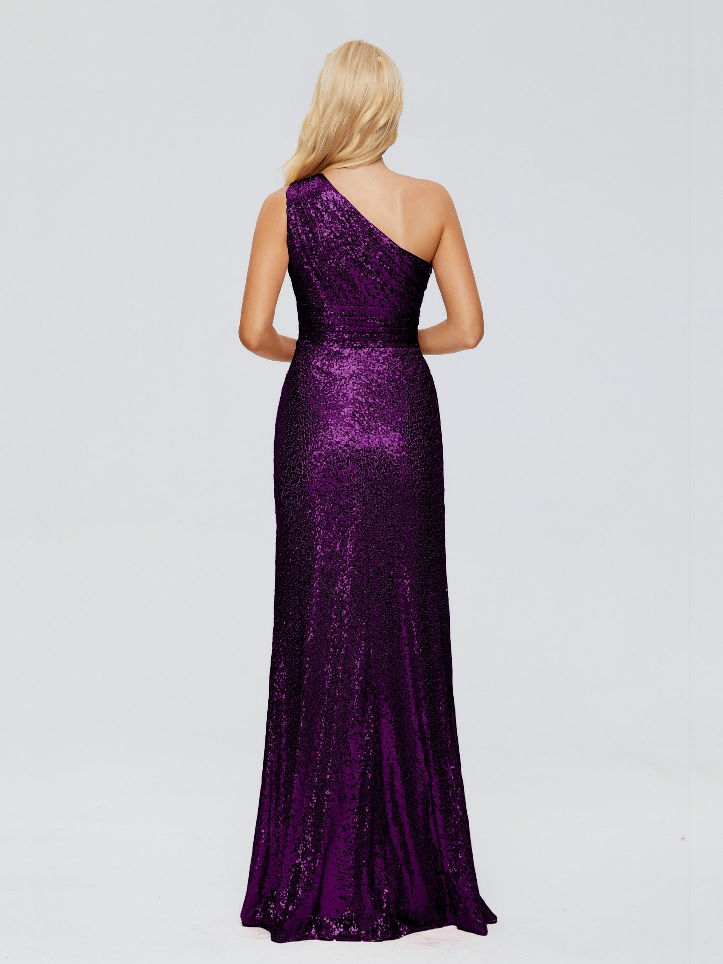 Bailey One Shoulder Sequins Bridesmaid Dress