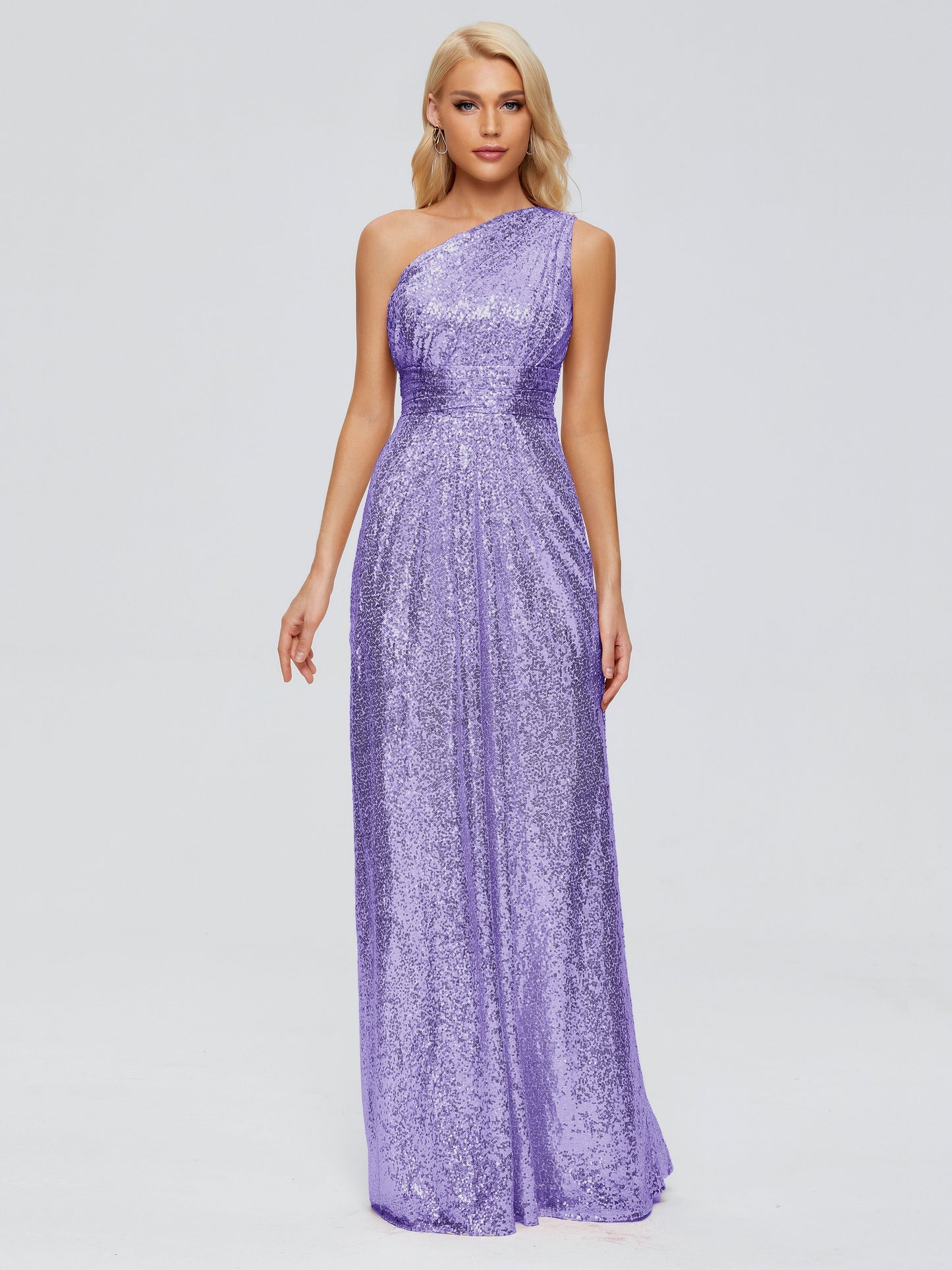 Bailey One Shoulder Sequins Bridesmaid Dress
