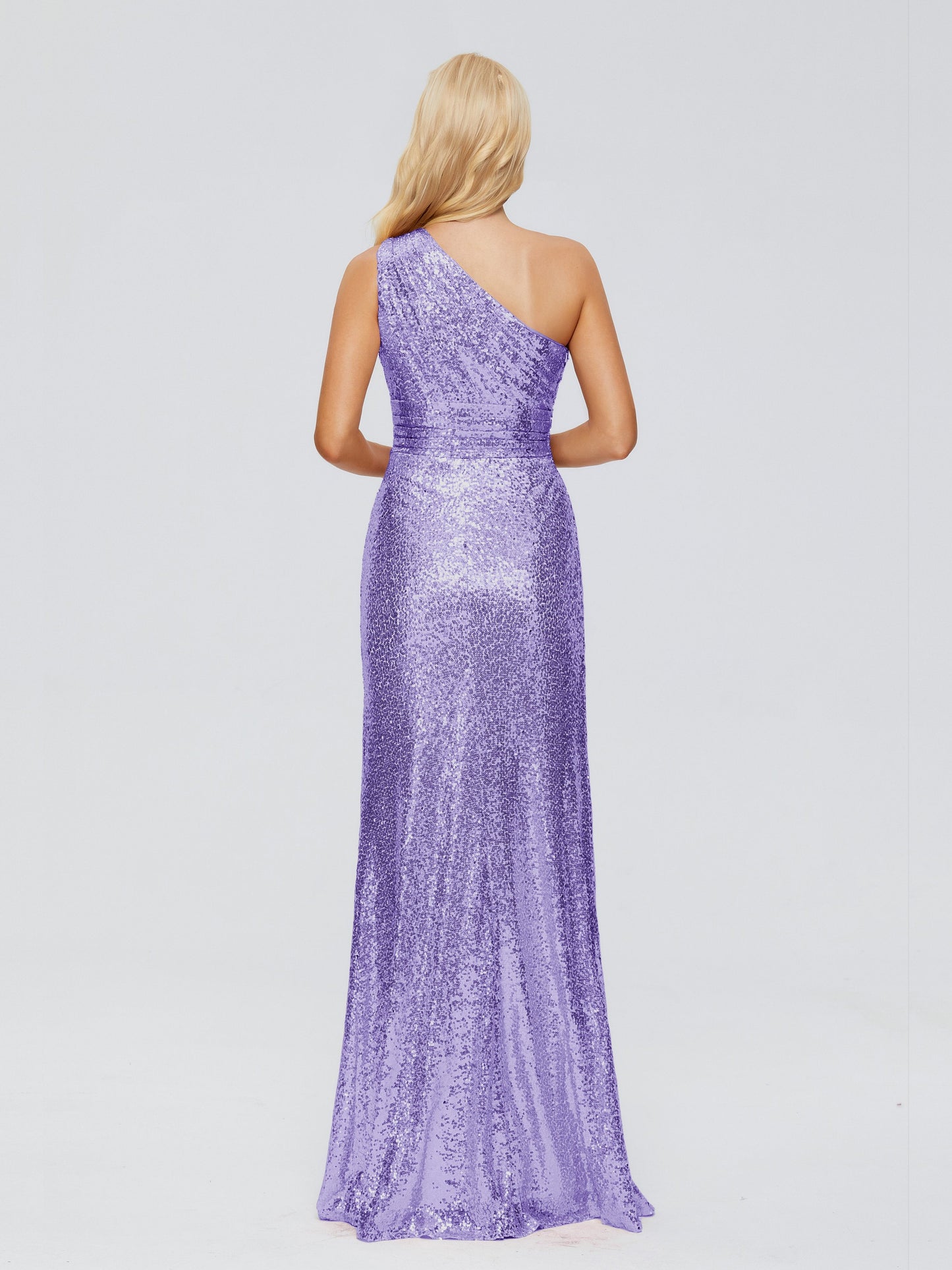 Bailey One Shoulder Sequins Bridesmaid Dress