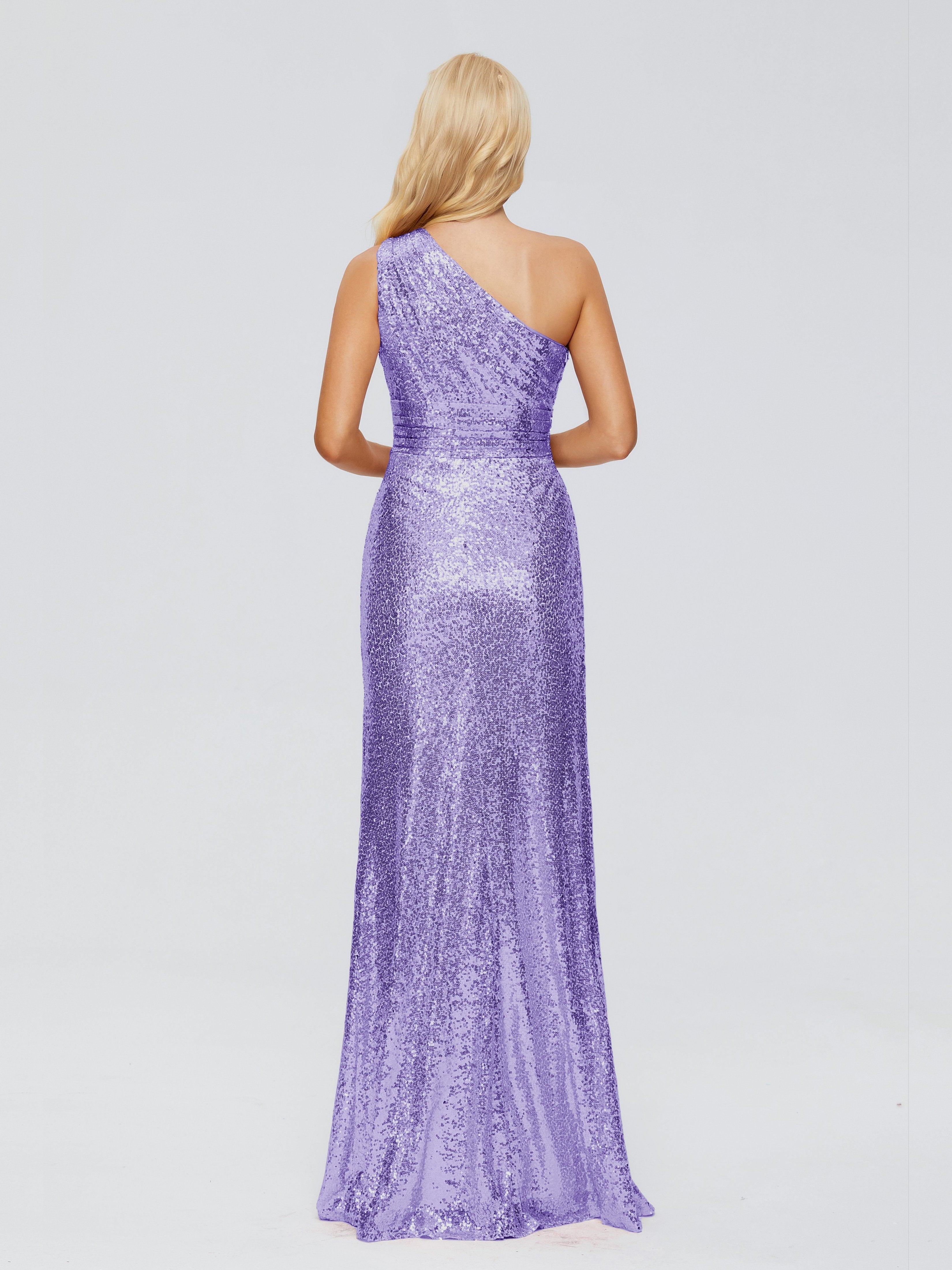 Bailey One Shoulder Sequins Bridesmaid Dress