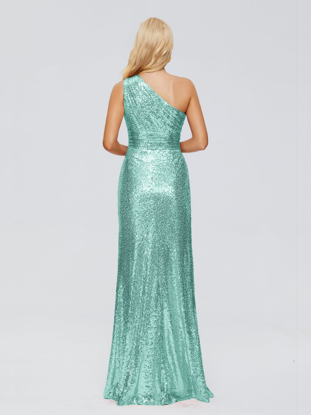 Bailey One Shoulder Sequins Bridesmaid Dress