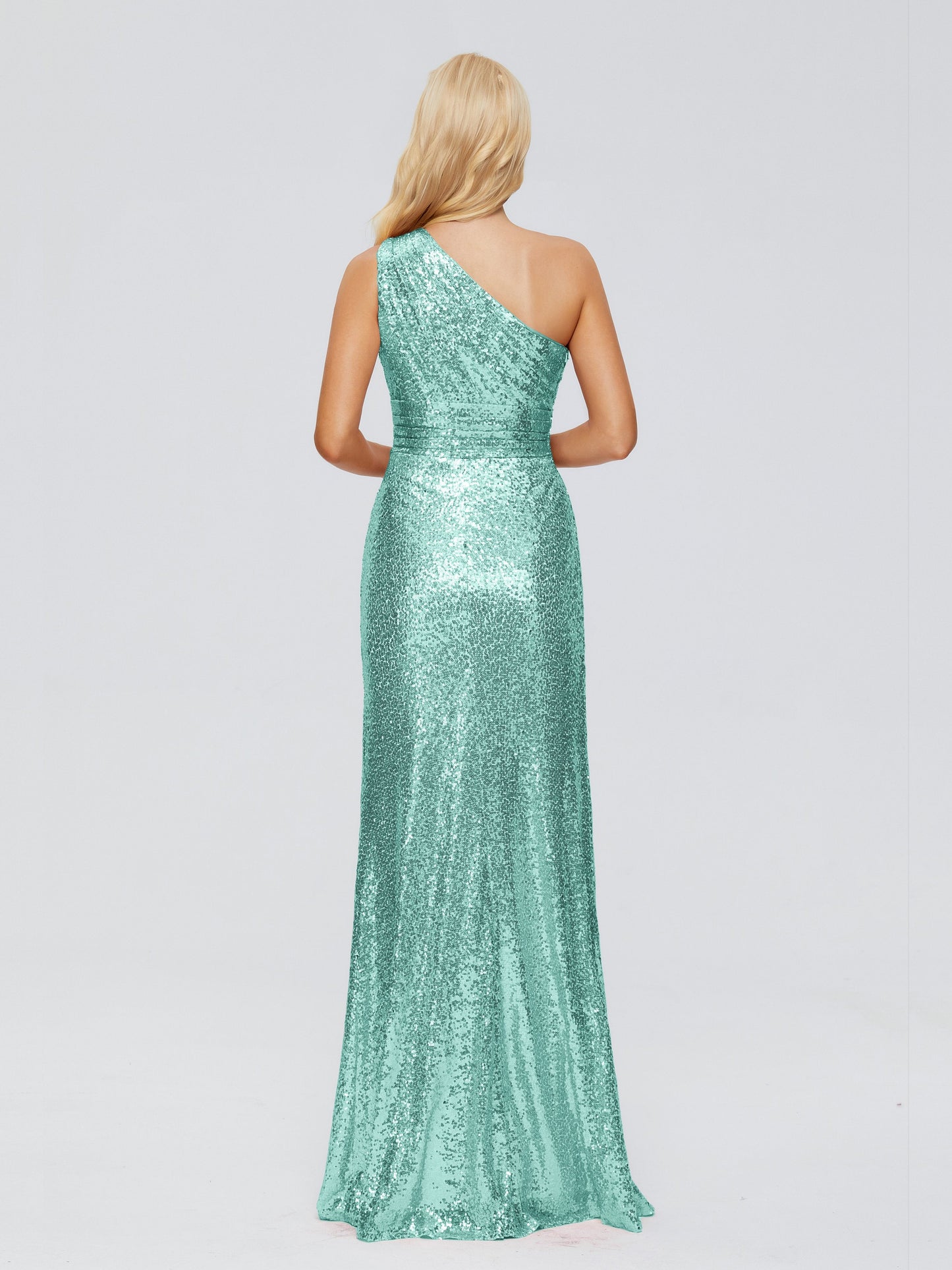 Bailey One Shoulder Sequins Bridesmaid Dress