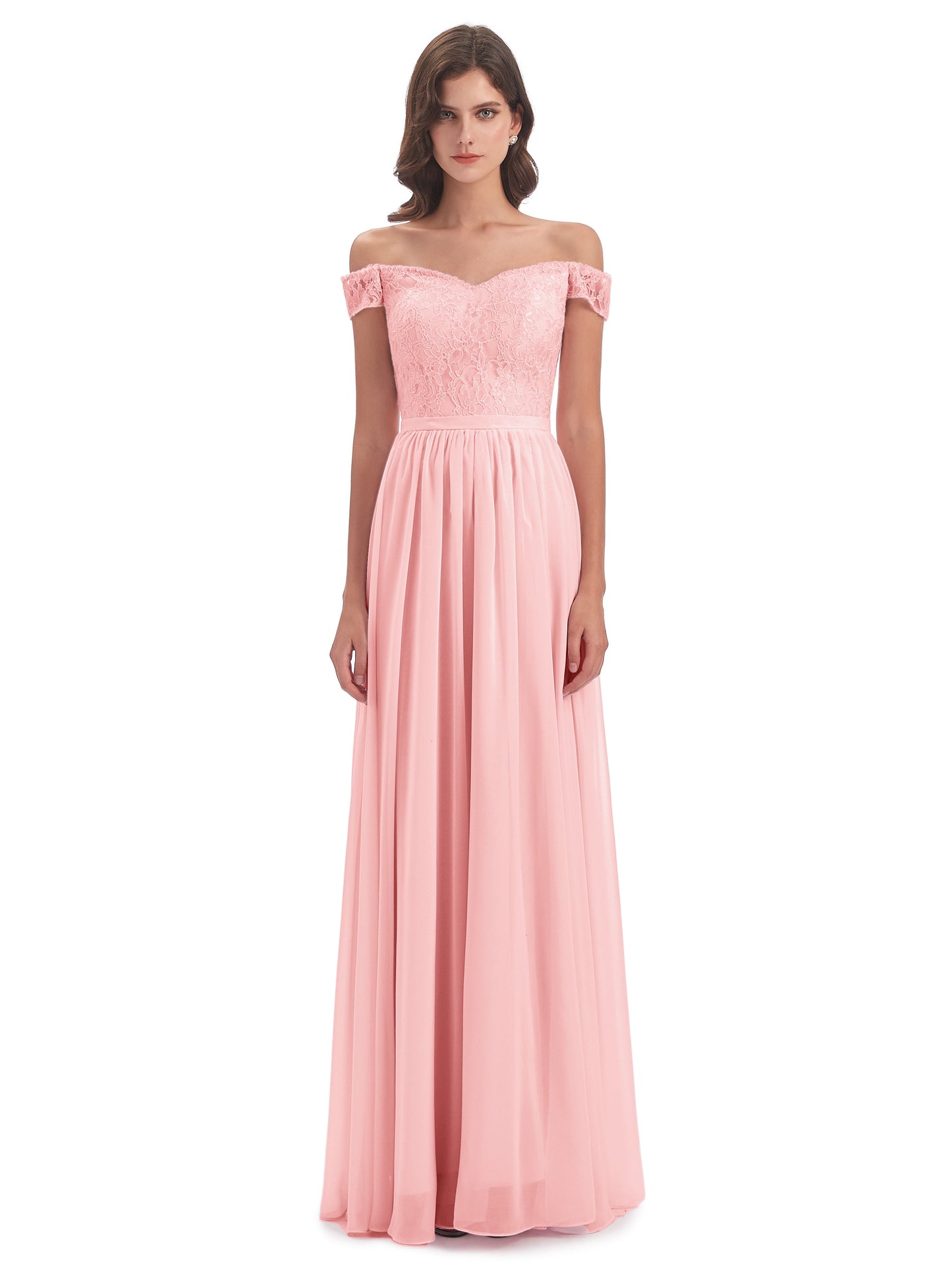 Charlotte Floor Length Off The Shoulder Bridesmaid Dresses