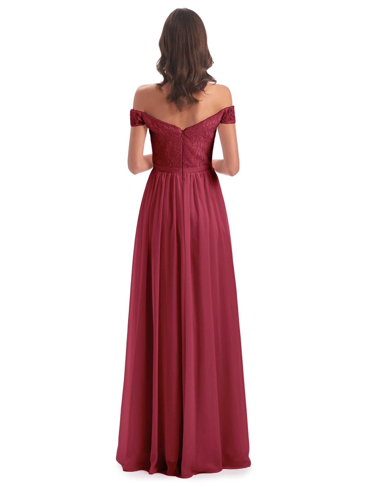 Charlotte Floor Length Off The Shoulder Bridesmaid Dresses