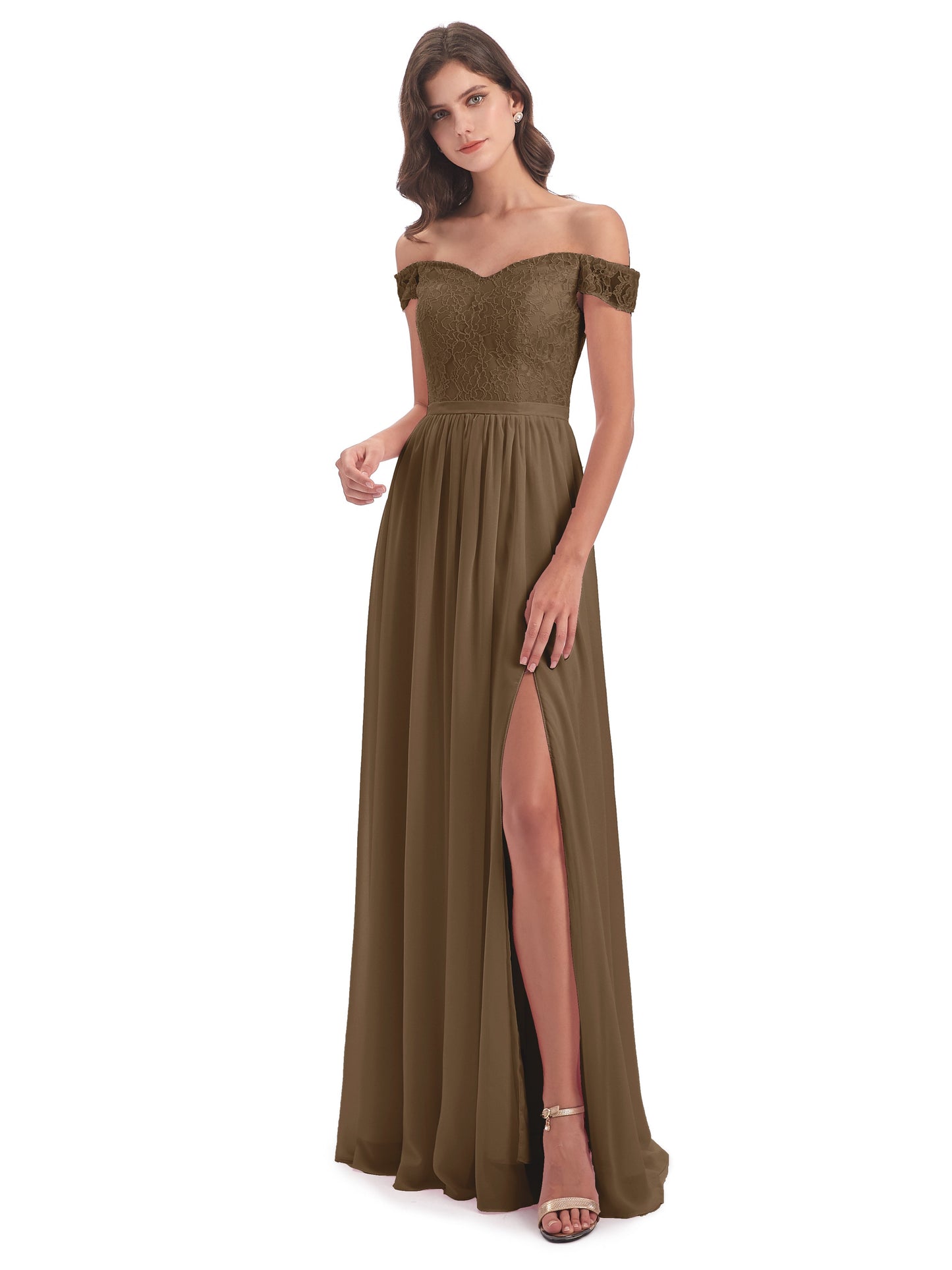 Charlotte Floor Length Off The Shoulder Bridesmaid Dresses