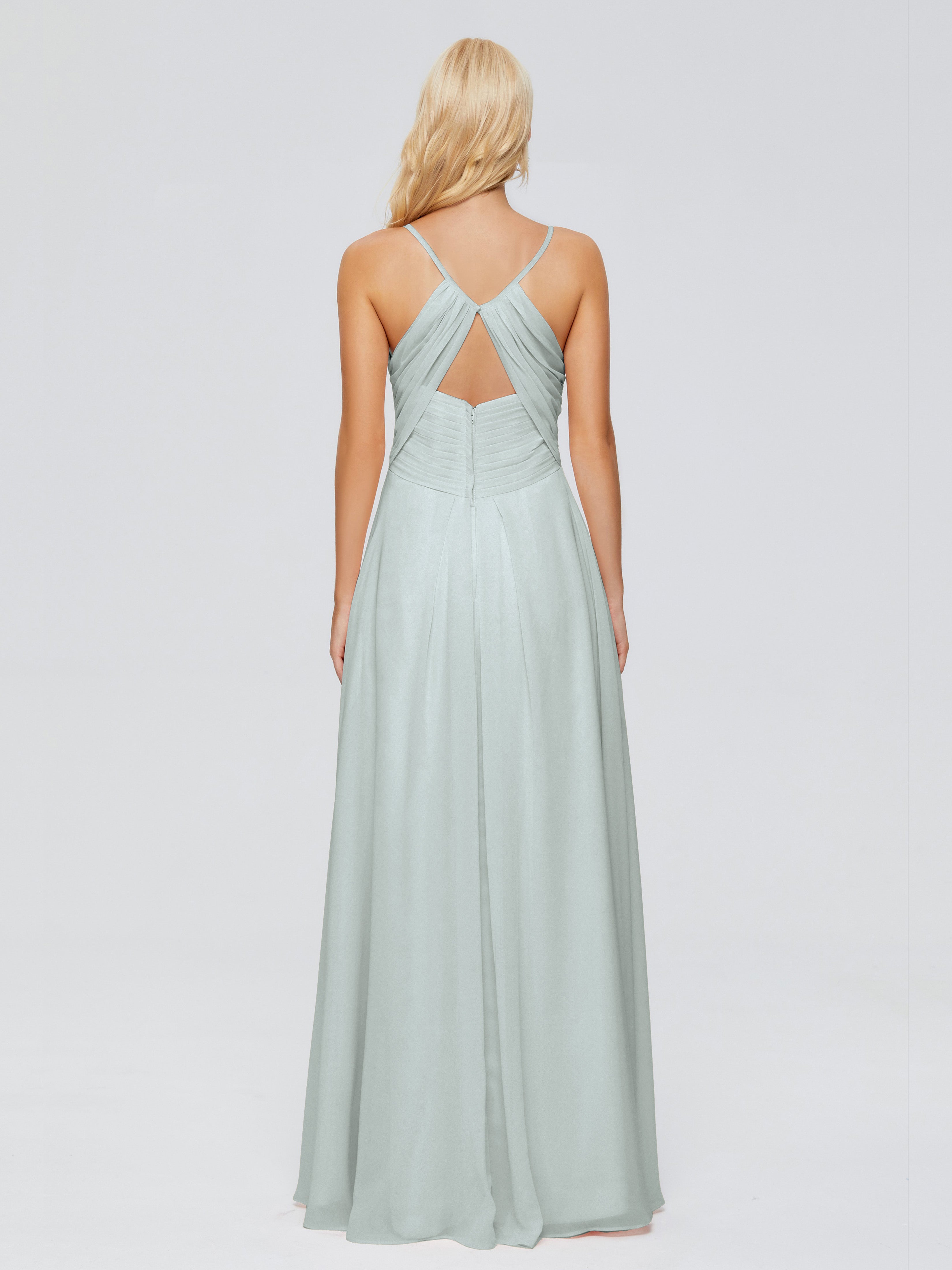 Hadley Spaghetti Straps Chiffon Bridesmaid Dresses