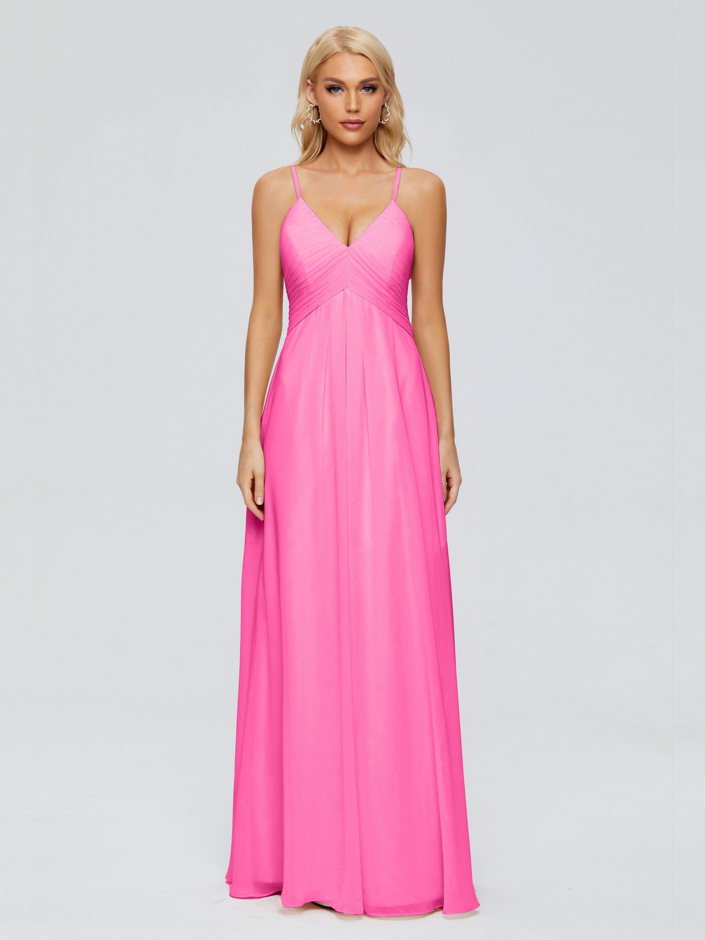 Hadley Spaghetti Straps Chiffon Bridesmaid Dresses