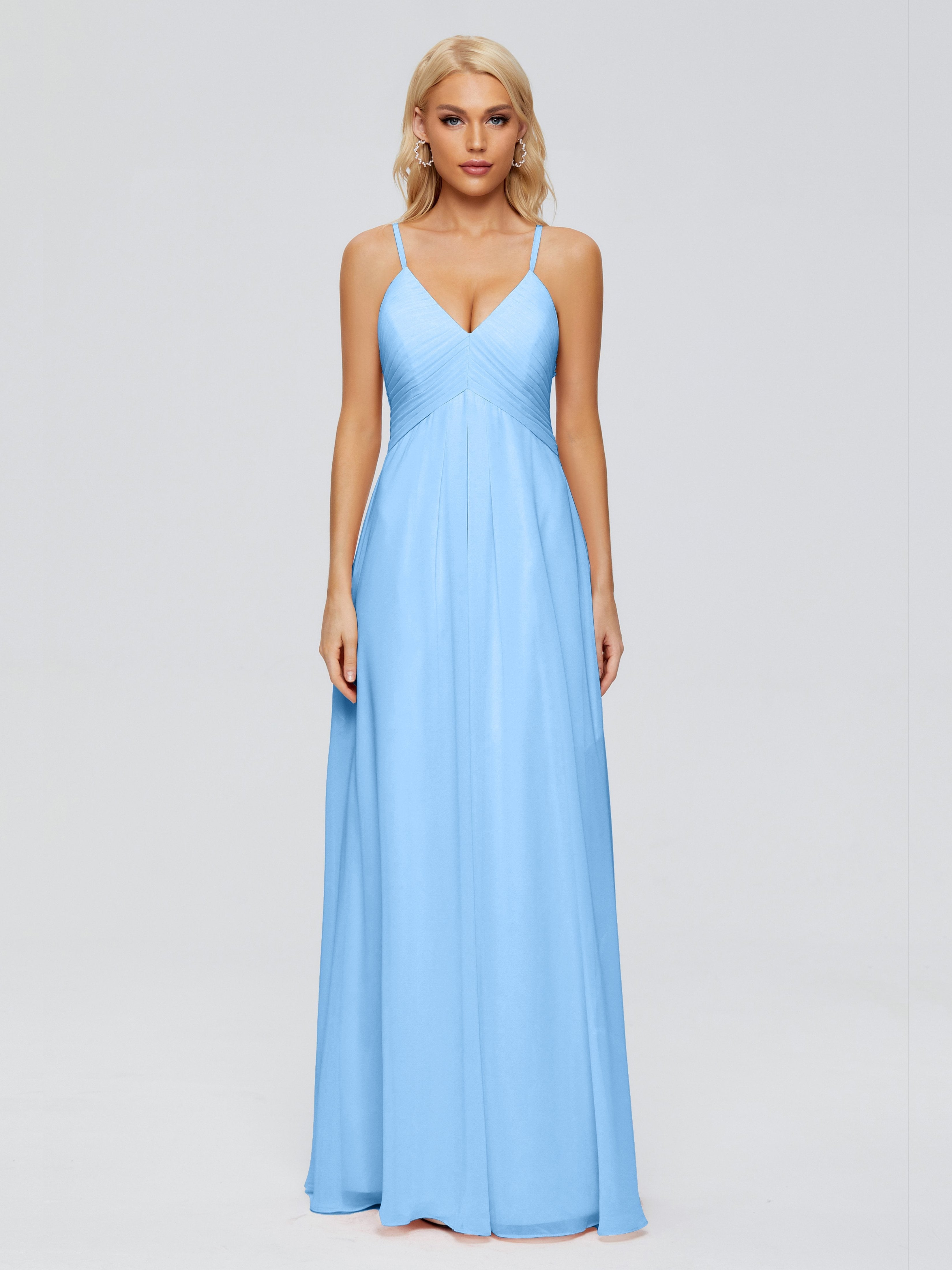 Hadley Spaghetti Straps Chiffon Bridesmaid Dresses