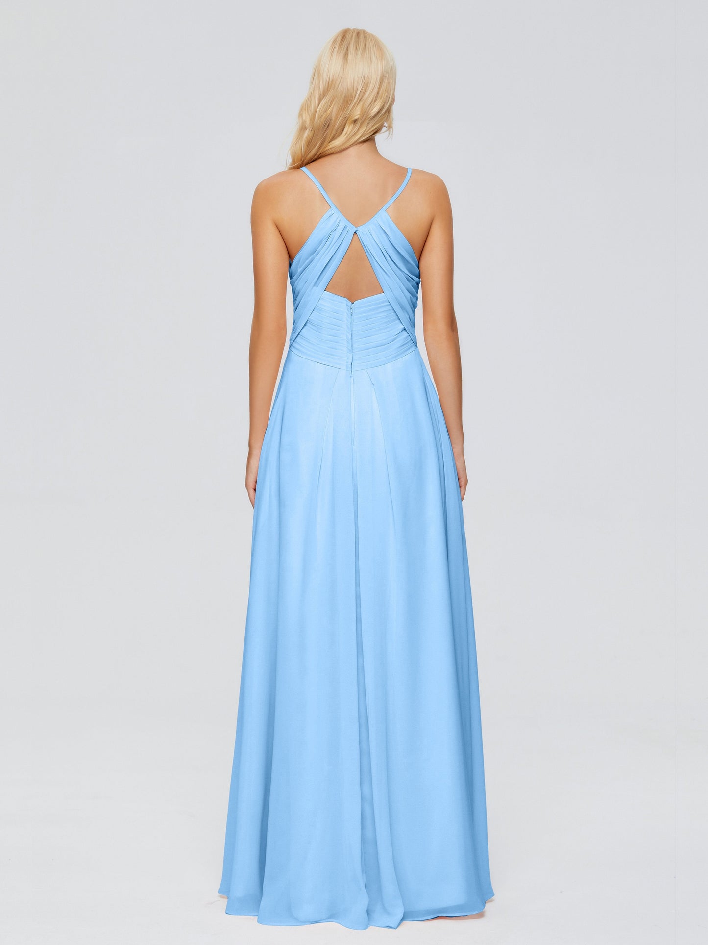 Hadley Spaghetti Straps Chiffon Bridesmaid Dresses