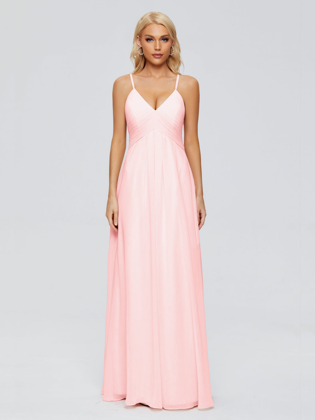Hadley Spaghetti Straps Chiffon Bridesmaid Dresses