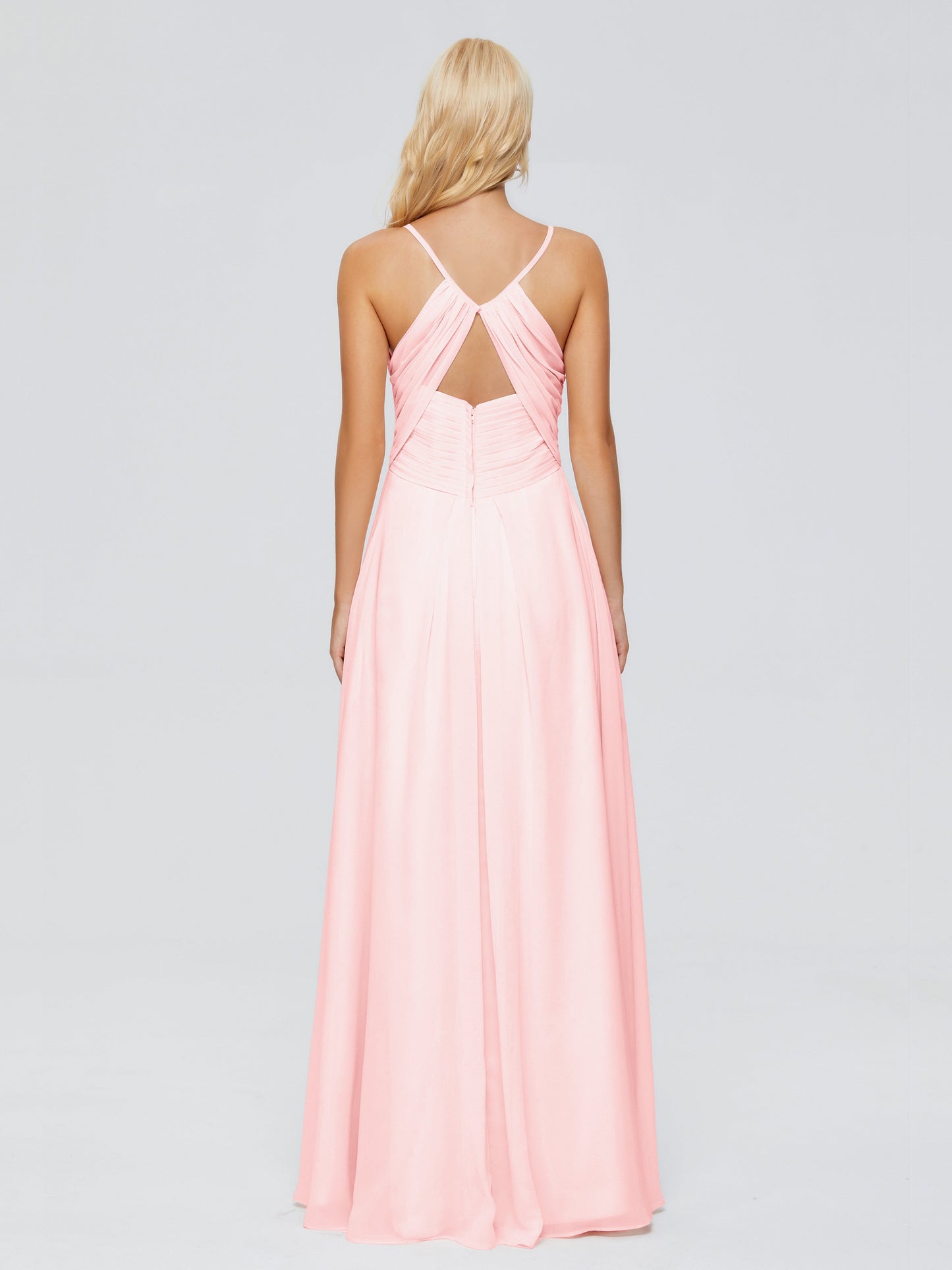 Hadley Spaghetti Straps Chiffon Bridesmaid Dresses