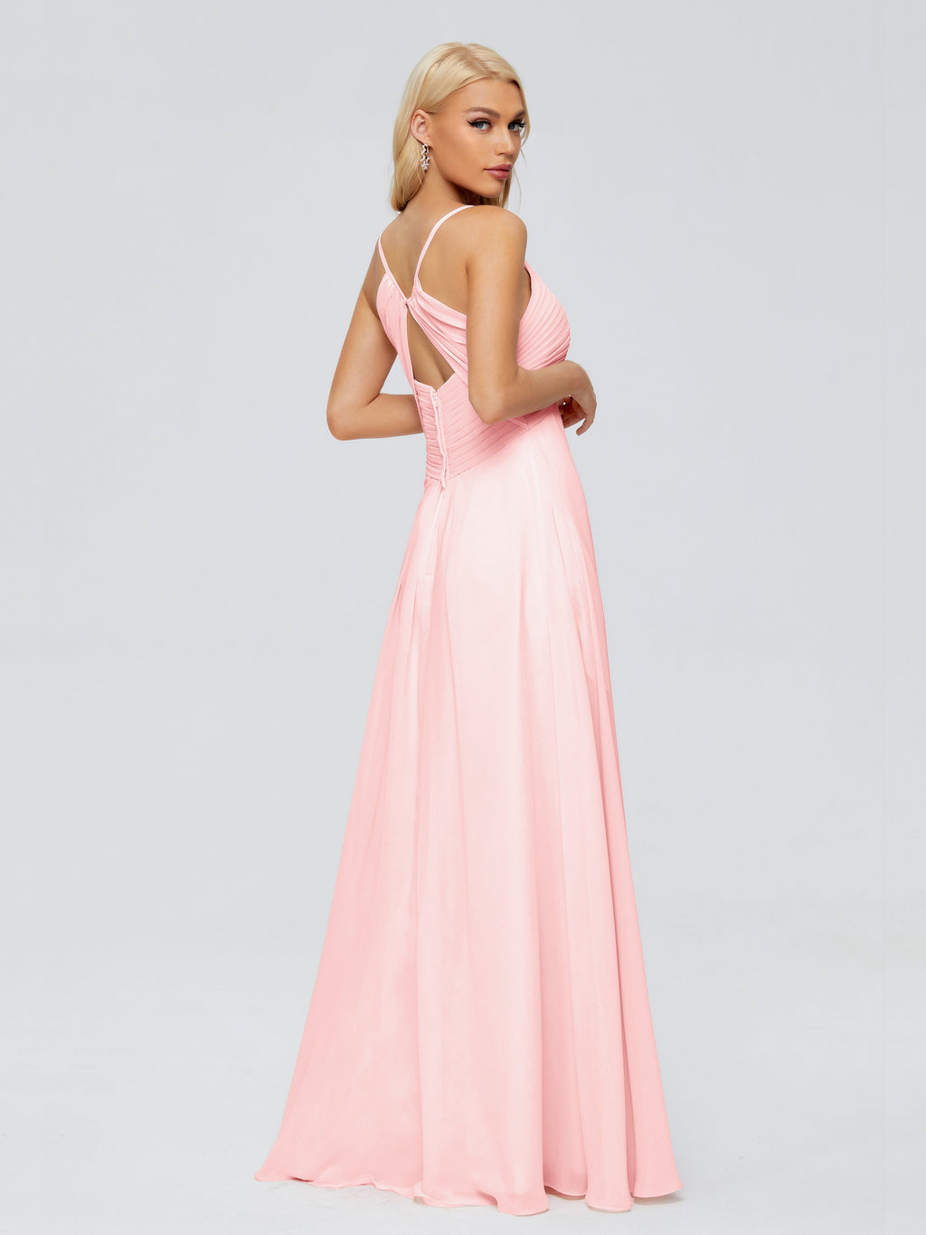Hadley Spaghetti Straps Chiffon Bridesmaid Dresses