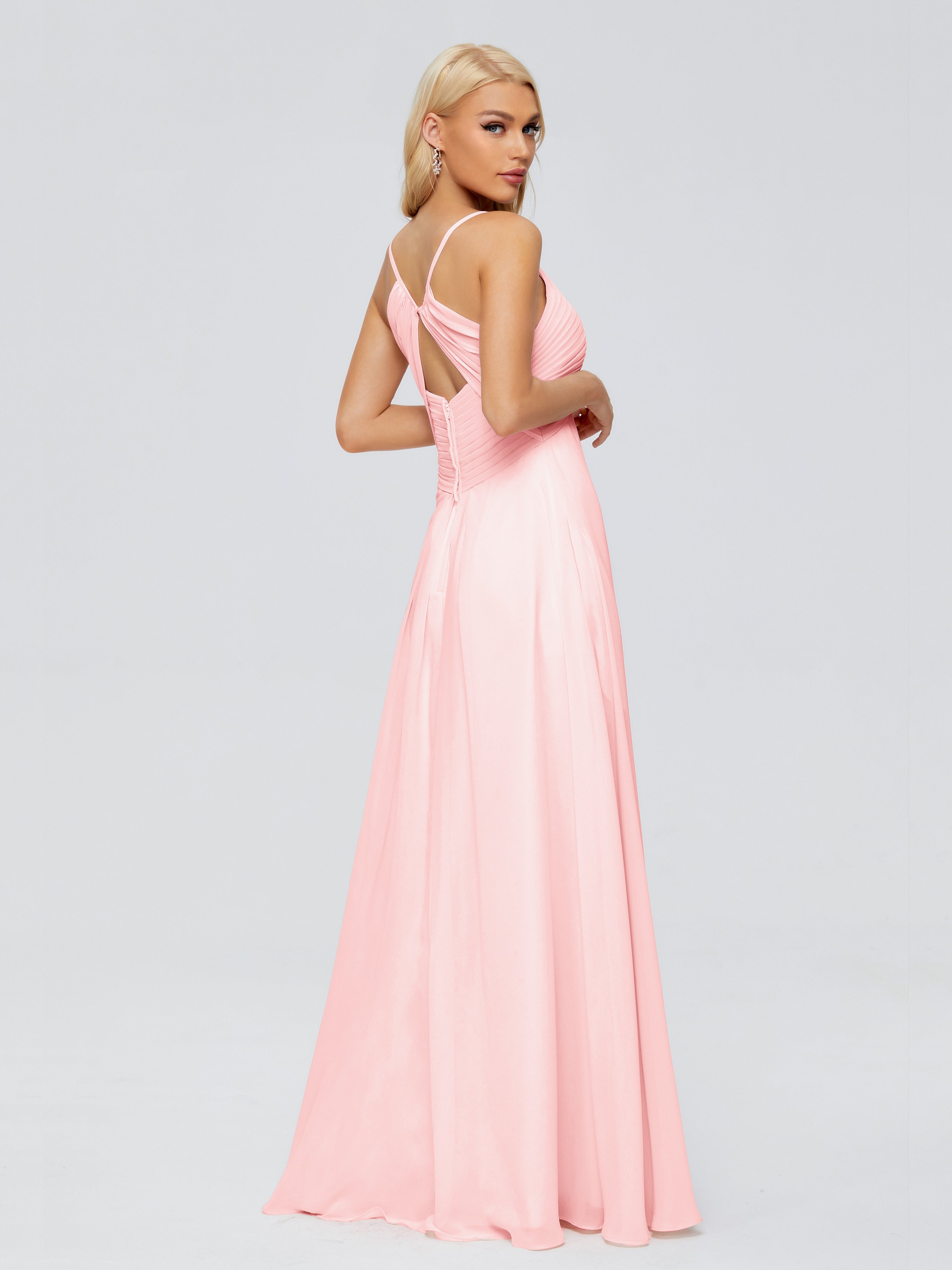 Hadley Spaghetti Straps Chiffon Bridesmaid Dresses