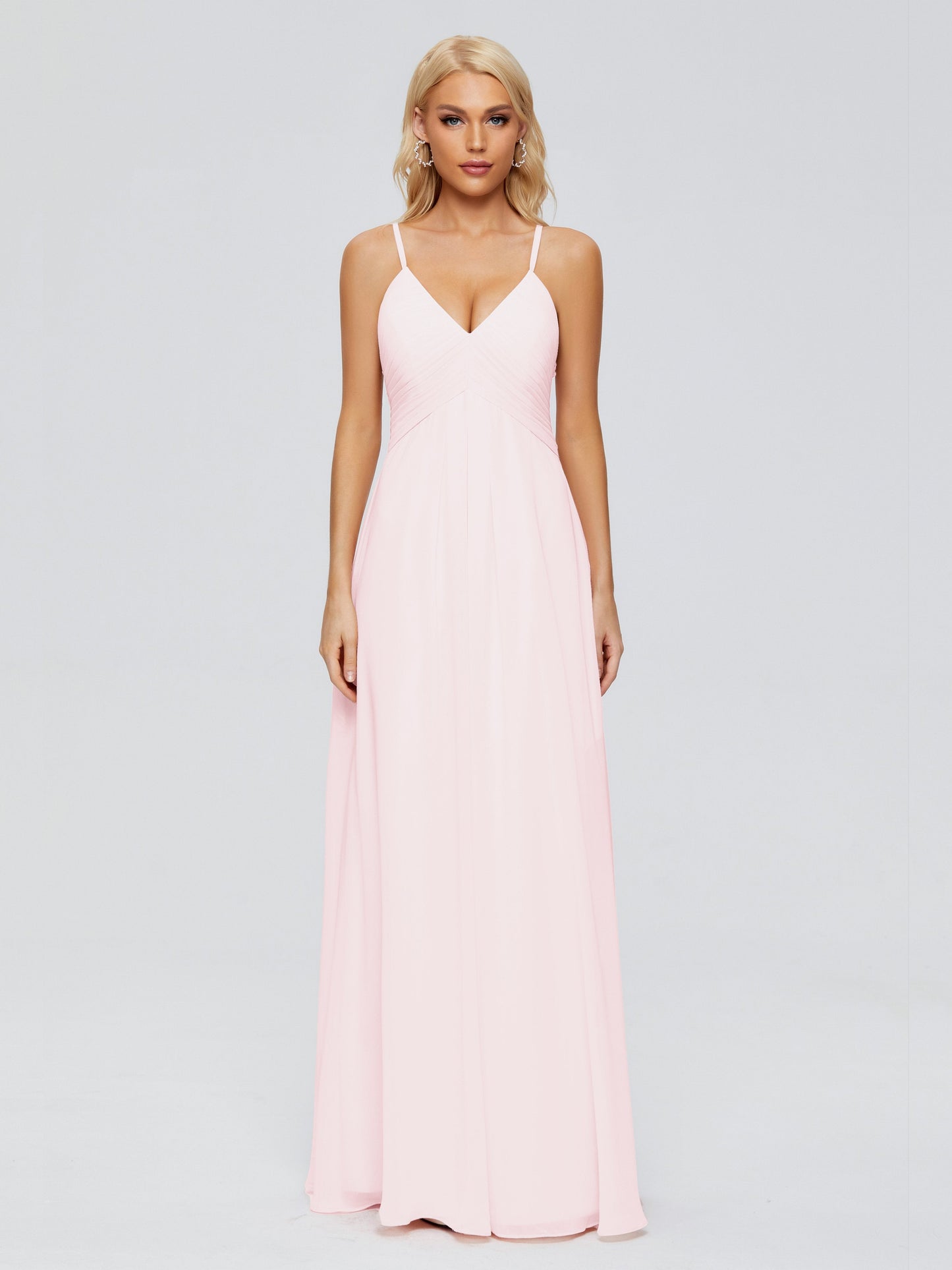 Hadley Spaghetti Straps Chiffon Bridesmaid Dresses