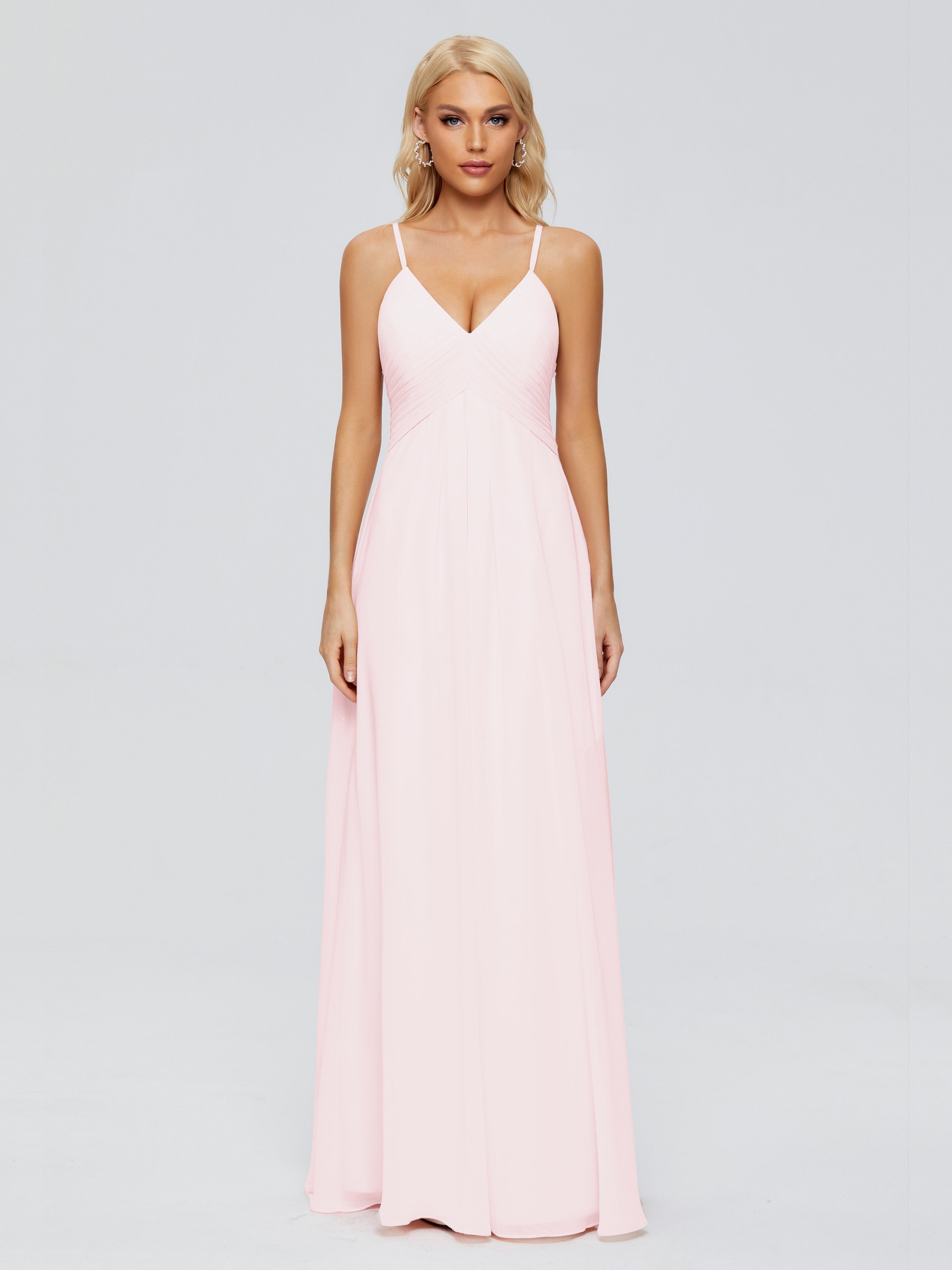 Hadley Spaghetti Straps Chiffon Bridesmaid Dresses