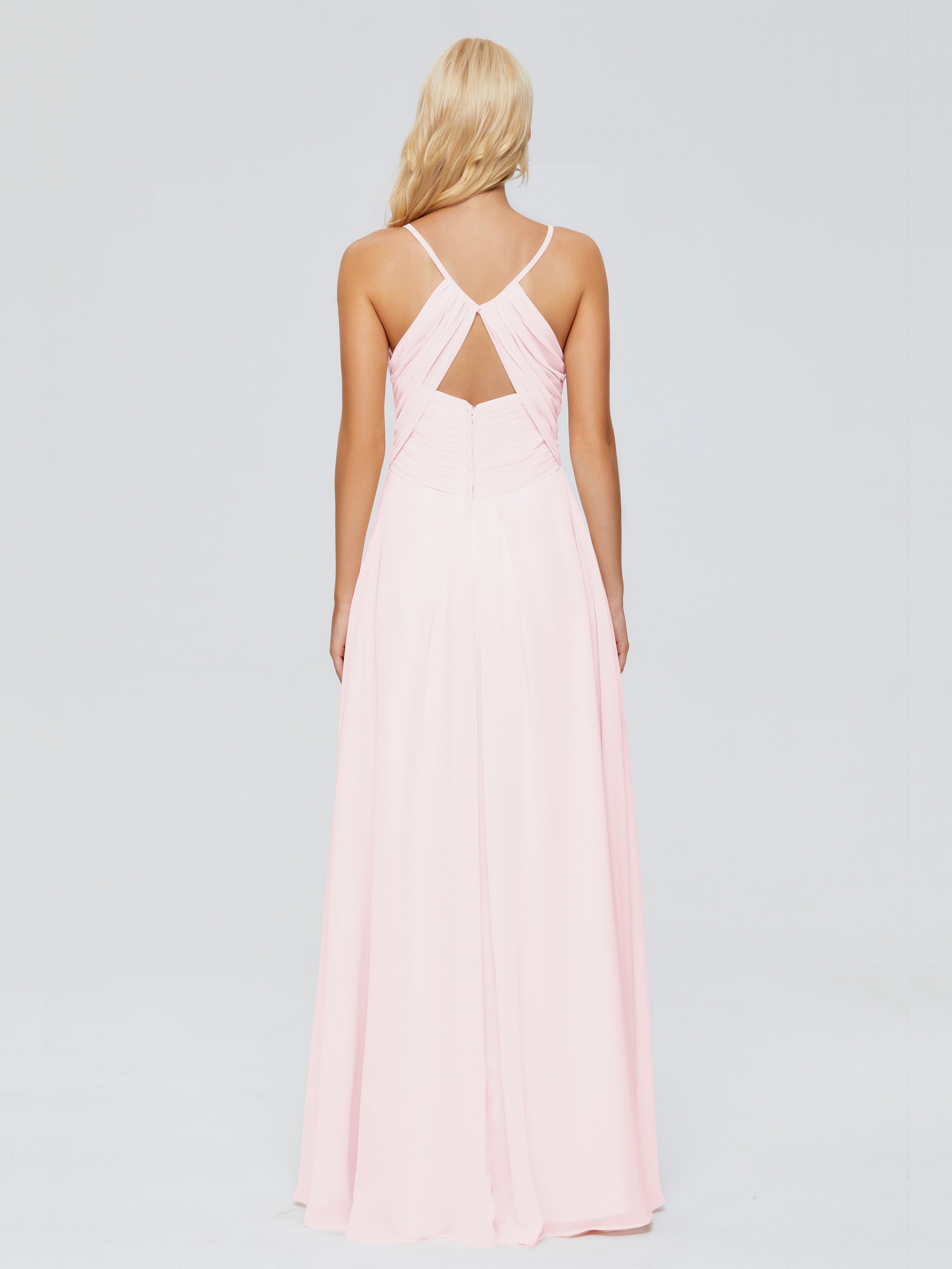 Hadley Spaghetti Straps Chiffon Bridesmaid Dresses