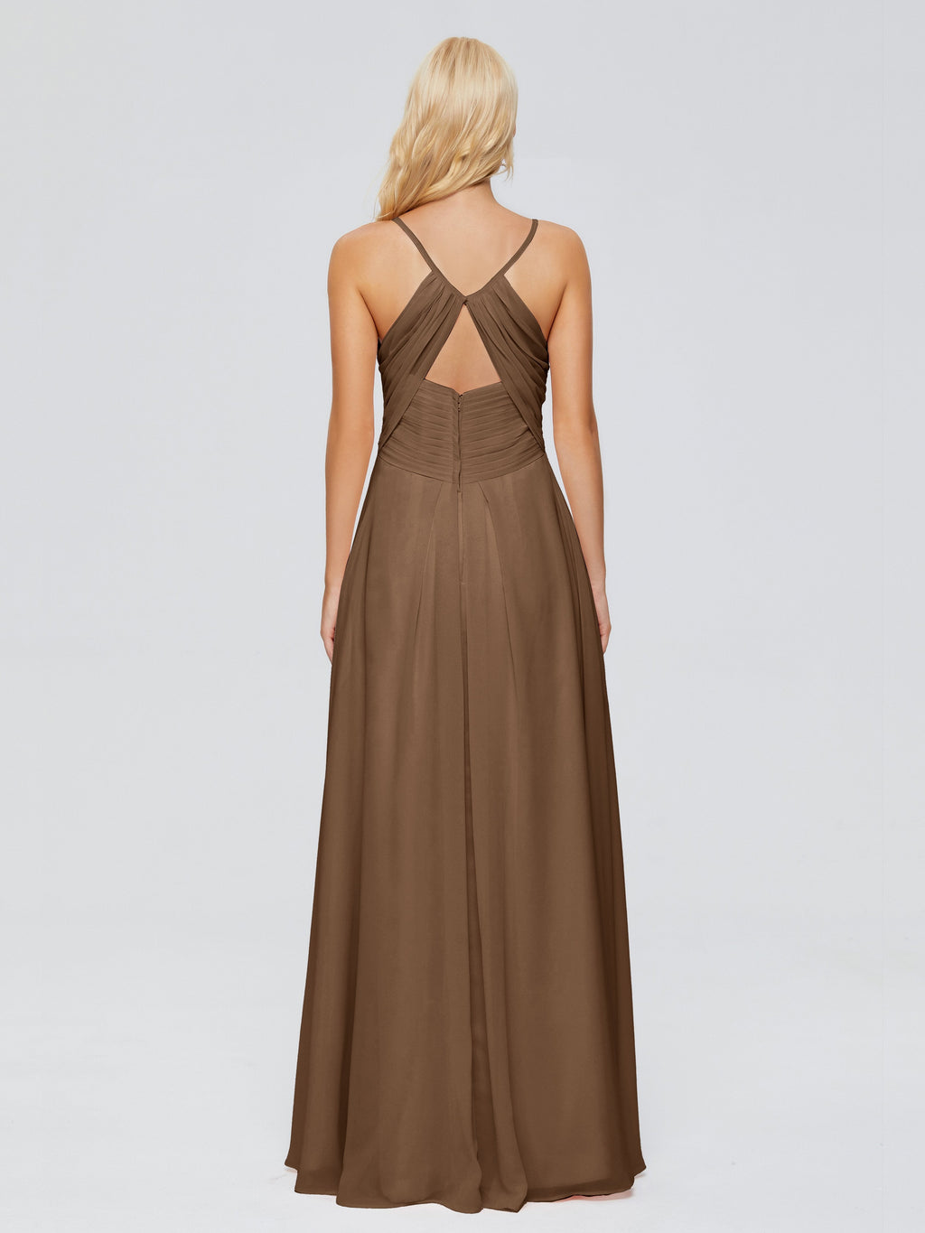 Hadley Spaghetti Straps Chiffon Bridesmaid Dresses