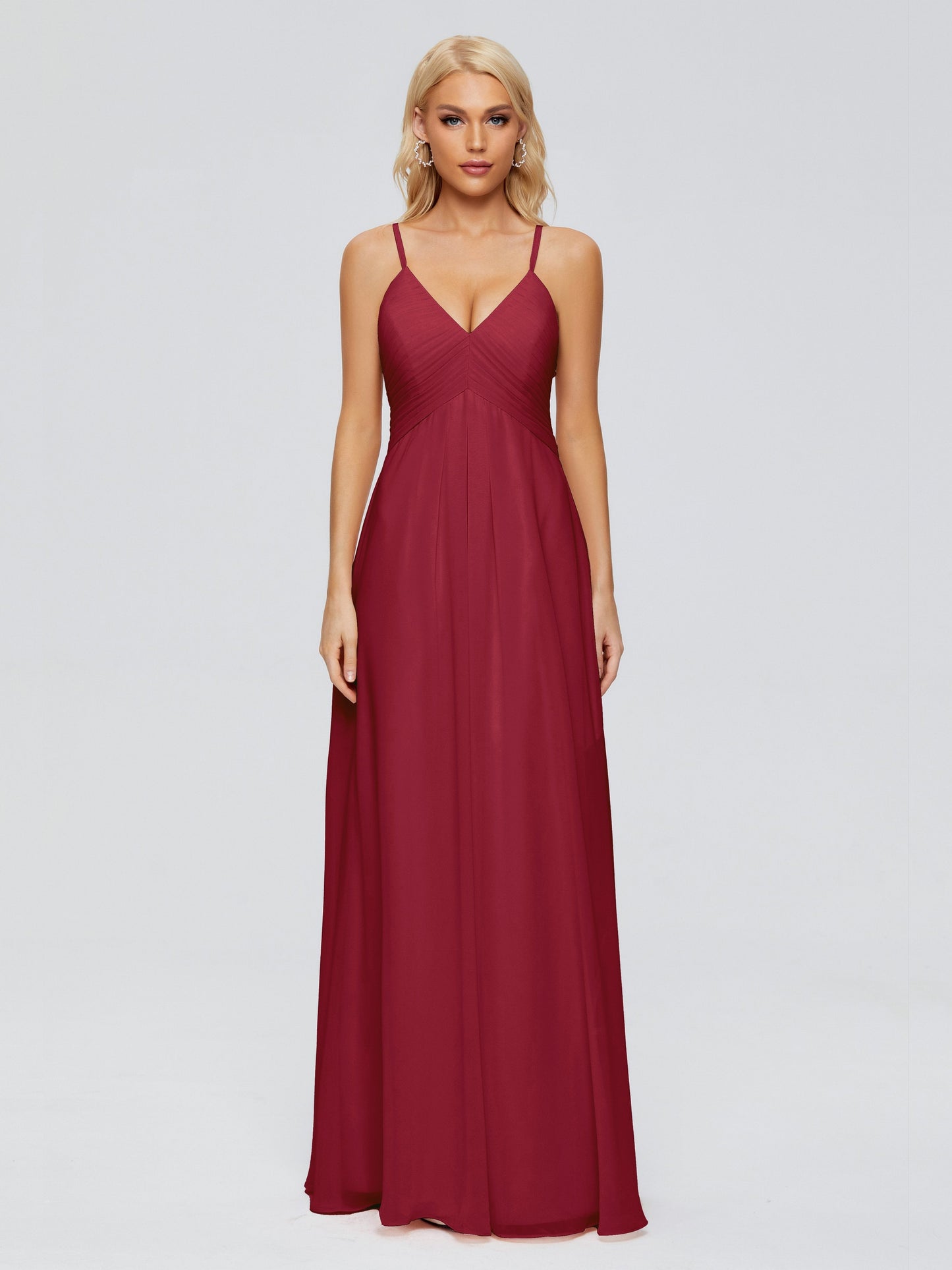 Hadley Spaghetti Straps Chiffon Bridesmaid Dresses