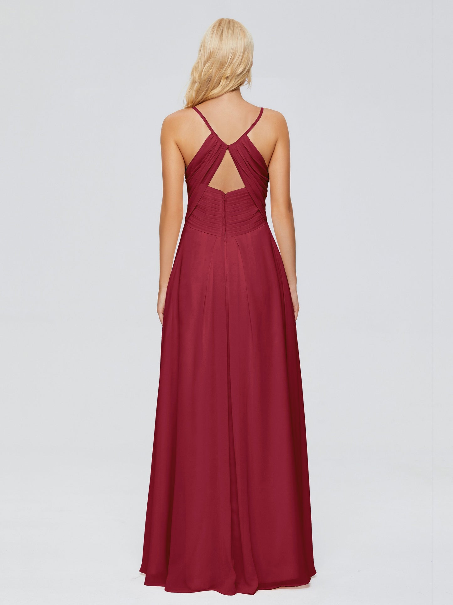 Hadley Spaghetti Straps Chiffon Bridesmaid Dresses