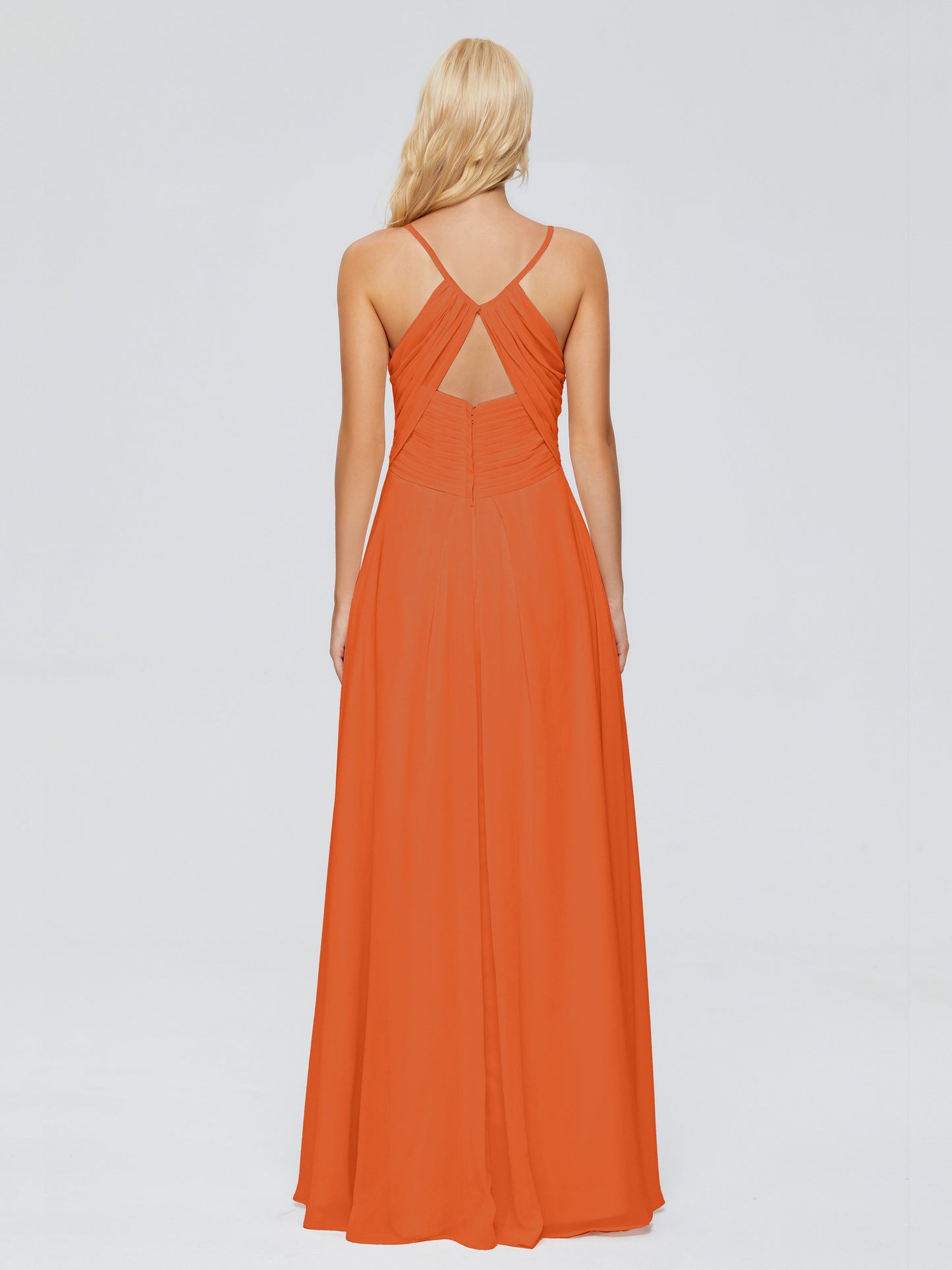 Hadley Spaghetti Straps Chiffon Bridesmaid Dresses