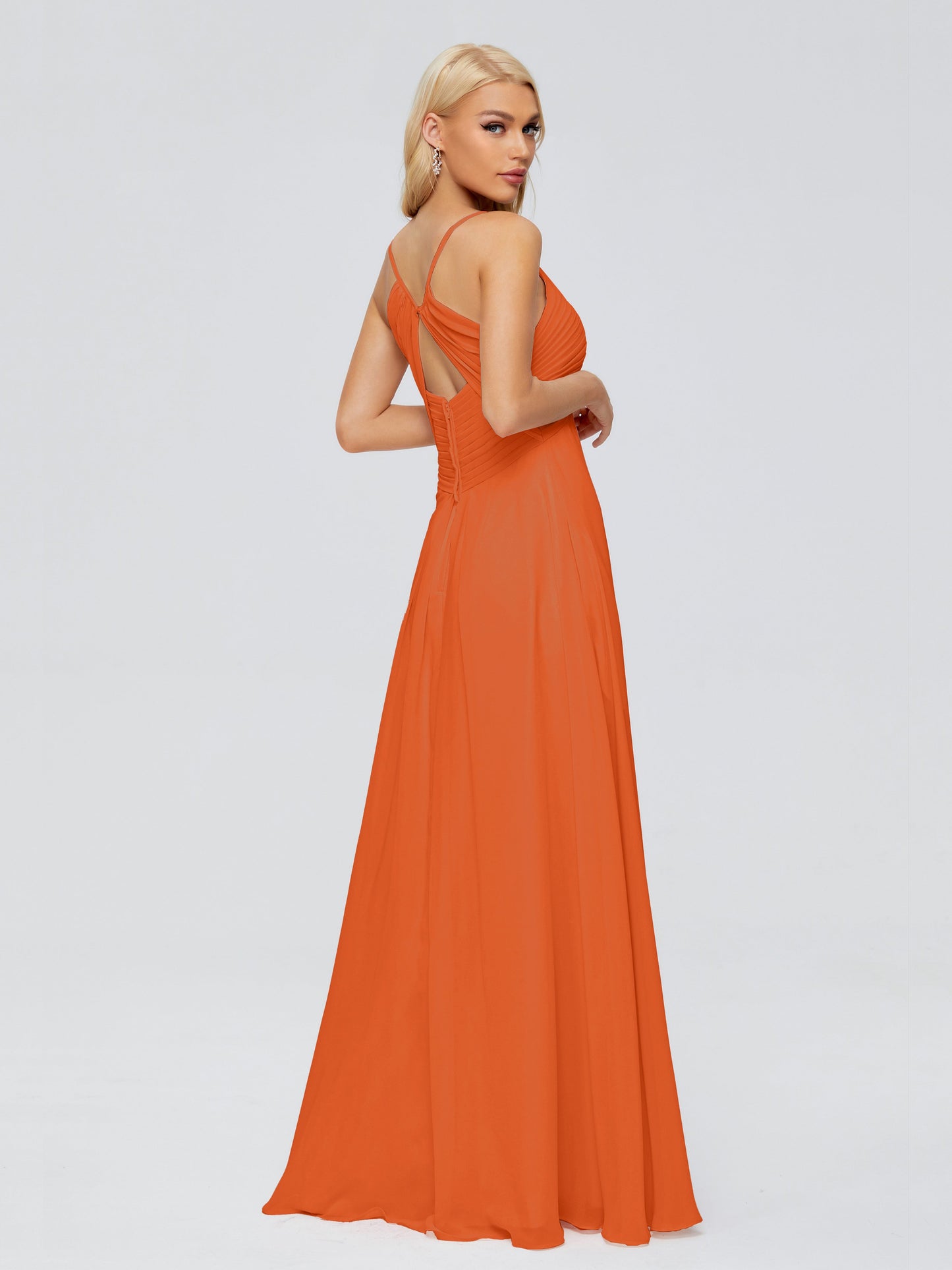 Hadley Spaghetti Straps Chiffon Bridesmaid Dresses