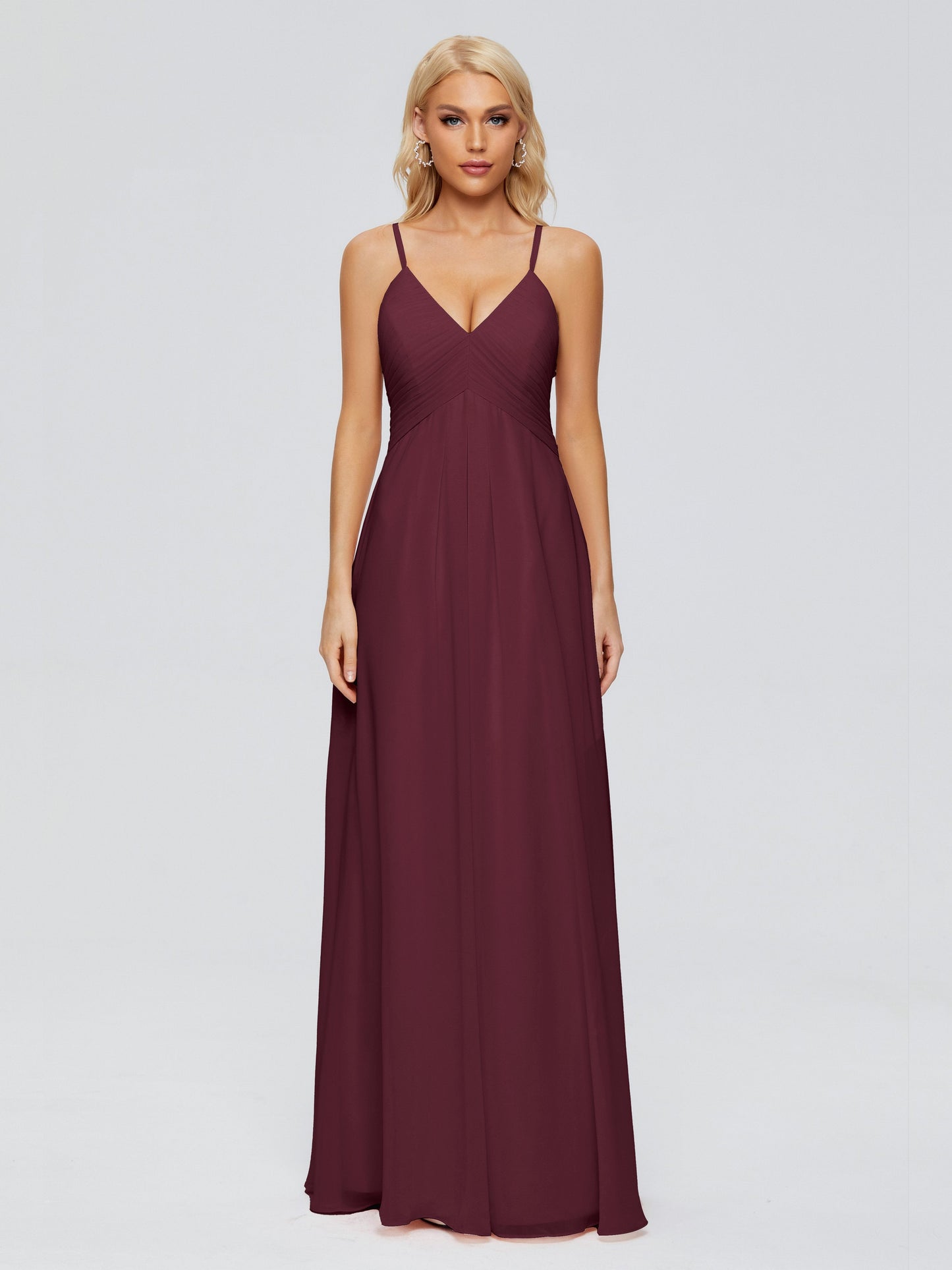 Hadley Spaghetti Straps Chiffon Bridesmaid Dresses