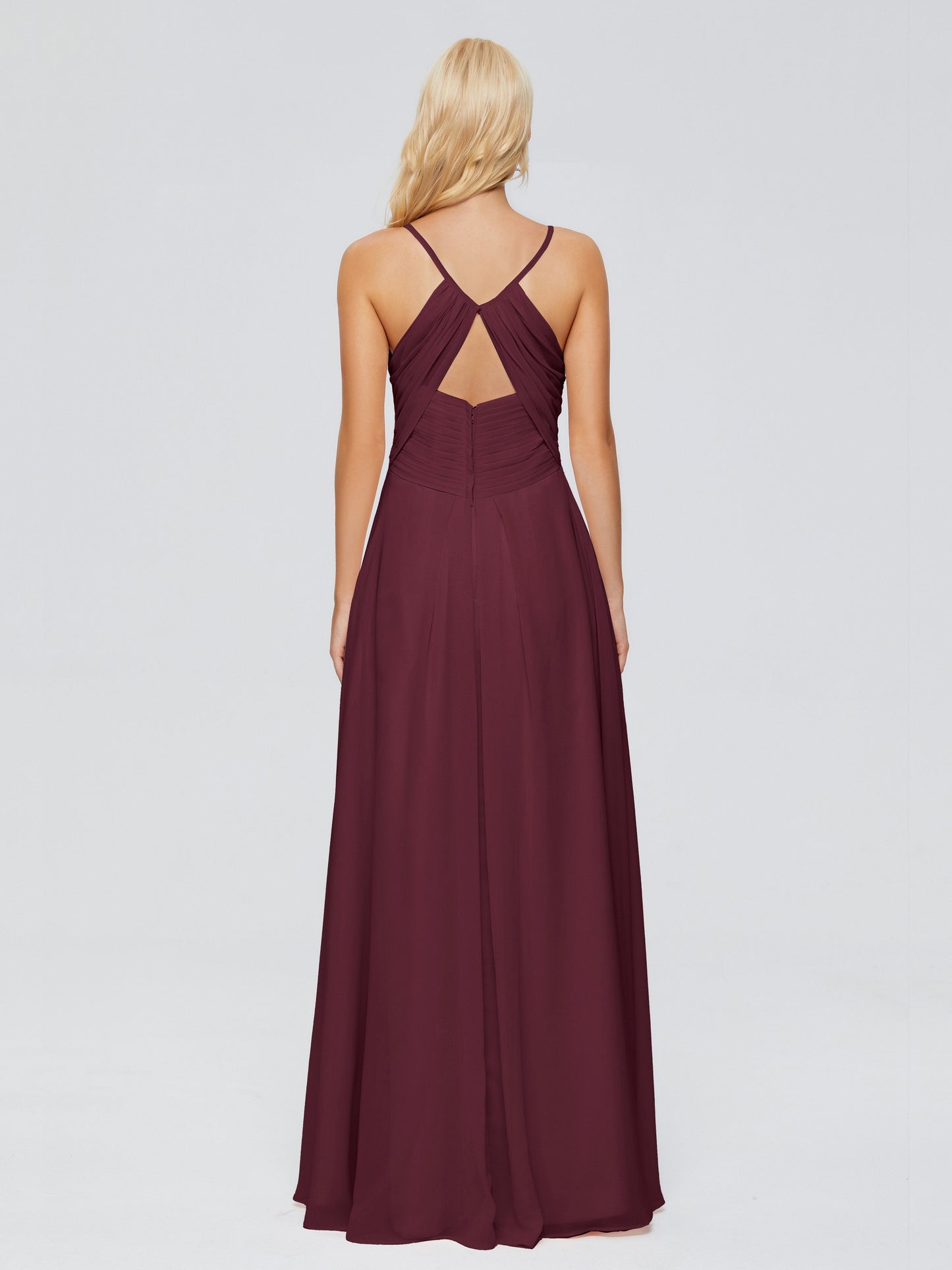 Hadley Spaghetti Straps Chiffon Bridesmaid Dresses