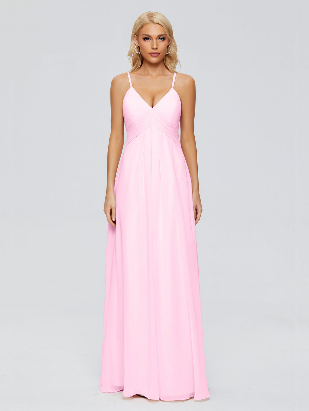 Hadley Spaghetti Straps Chiffon Bridesmaid Dresses