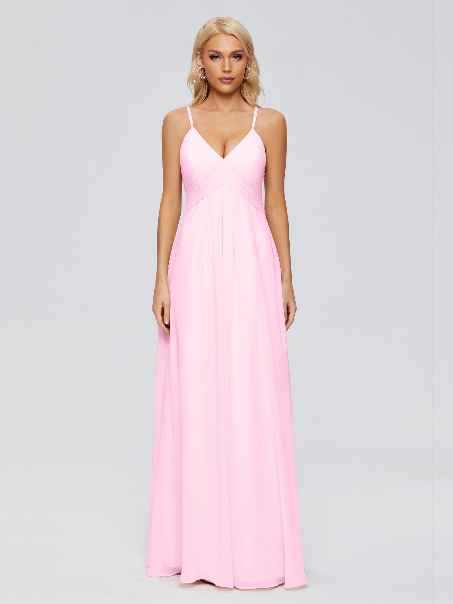 Hadley Spaghetti Straps Chiffon Bridesmaid Dresses