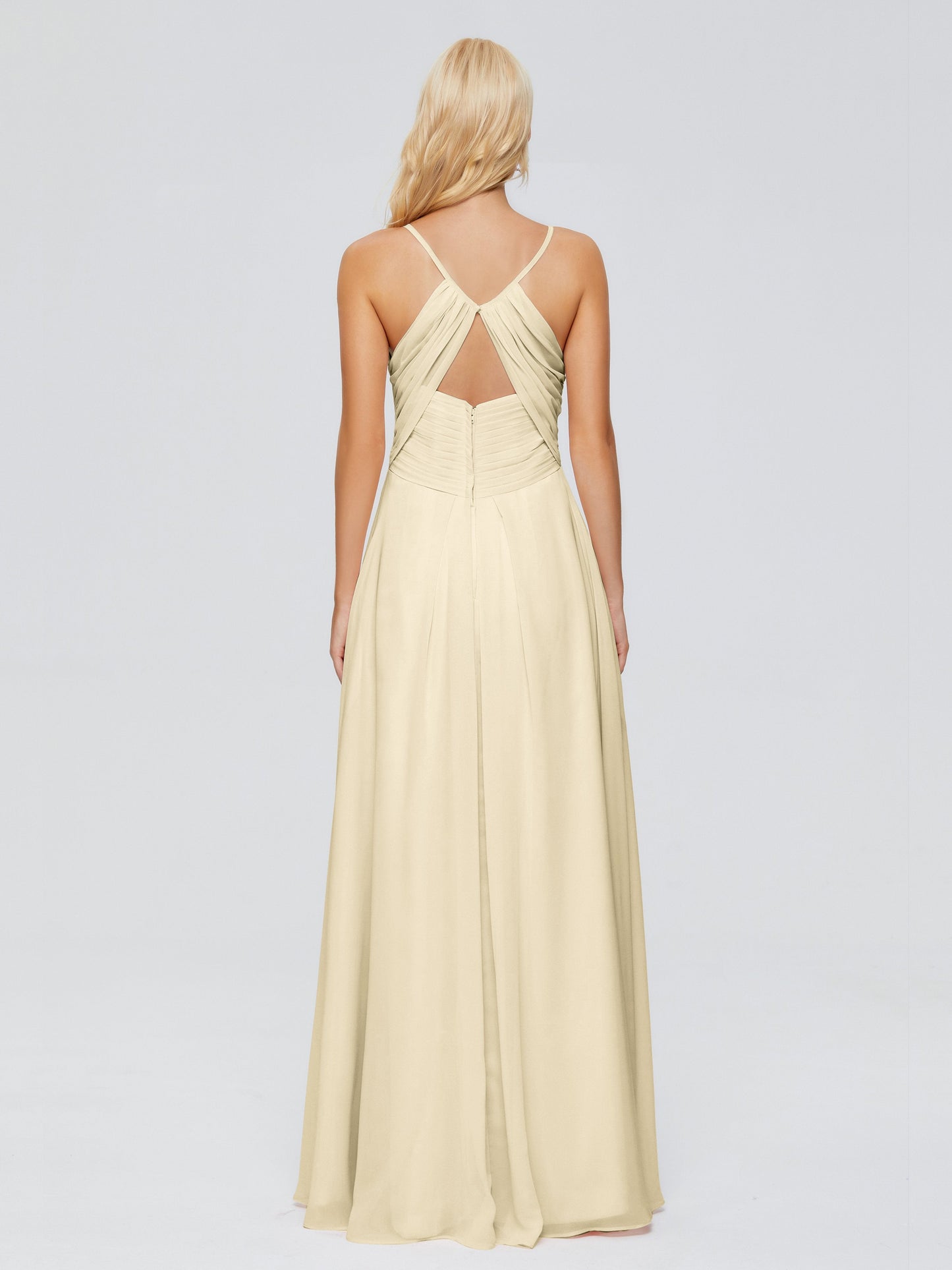 Hadley Spaghetti Straps Chiffon Bridesmaid Dresses