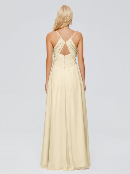 Hadley Spaghetti Straps Chiffon Bridesmaid Dresses