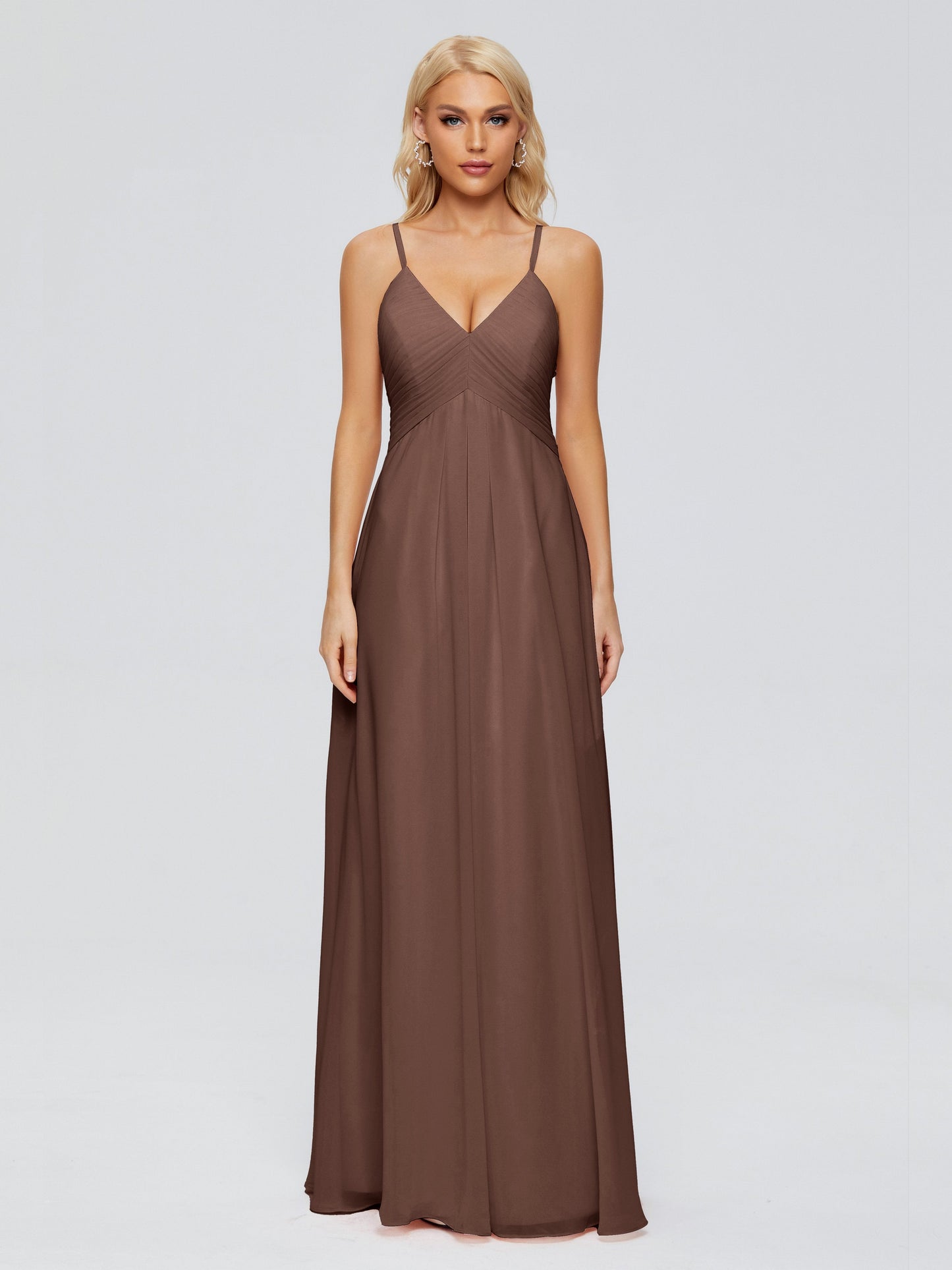Hadley Spaghetti Straps Chiffon Bridesmaid Dresses