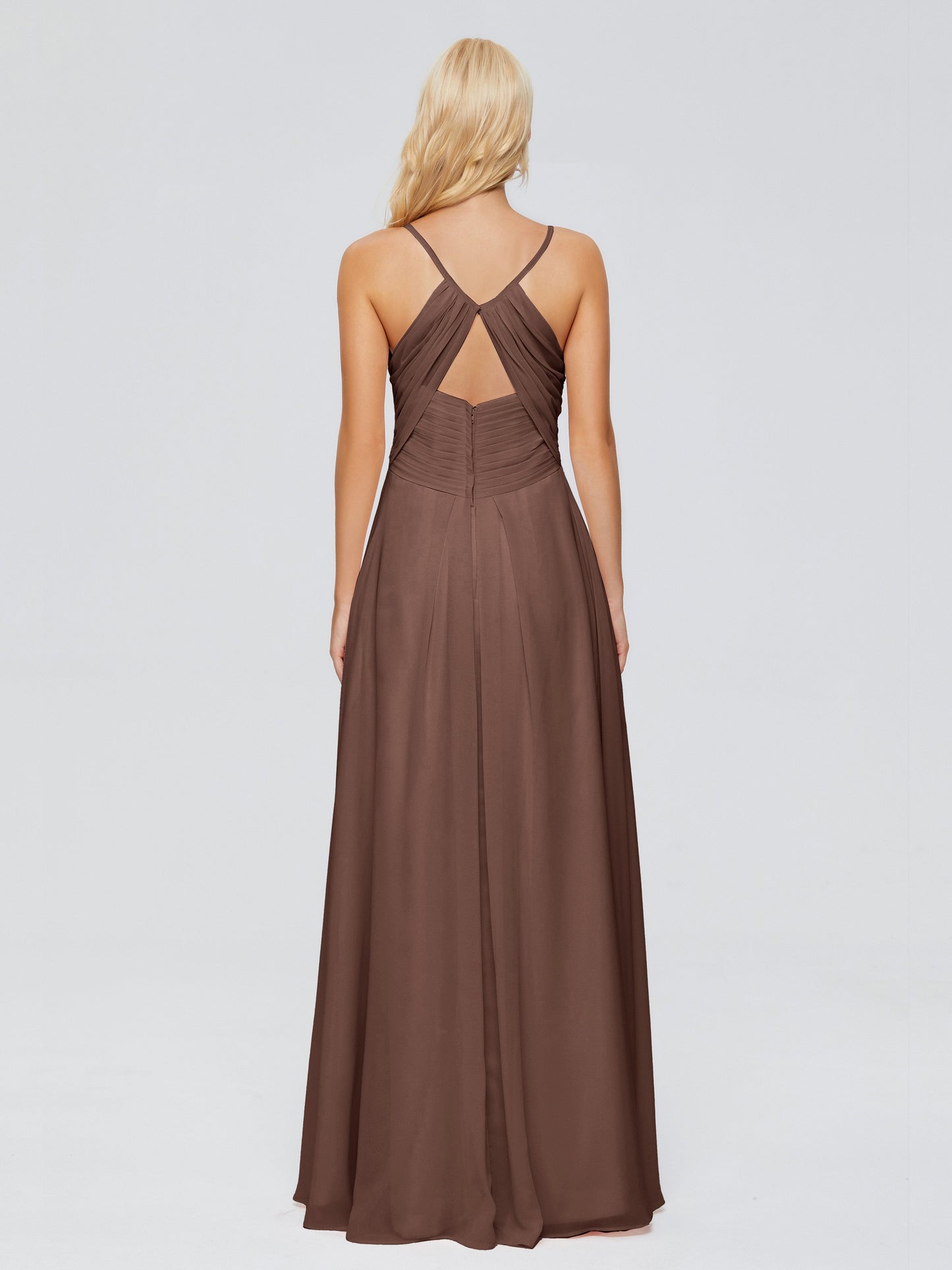 Hadley Spaghetti Straps Chiffon Bridesmaid Dresses