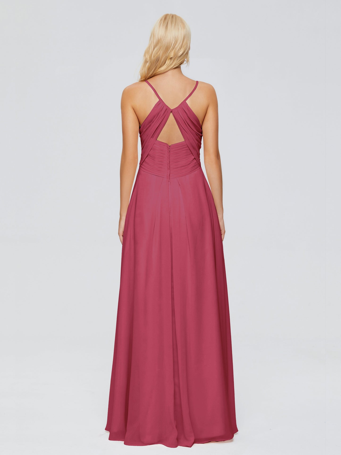 Hadley Spaghetti Straps Chiffon Bridesmaid Dresses