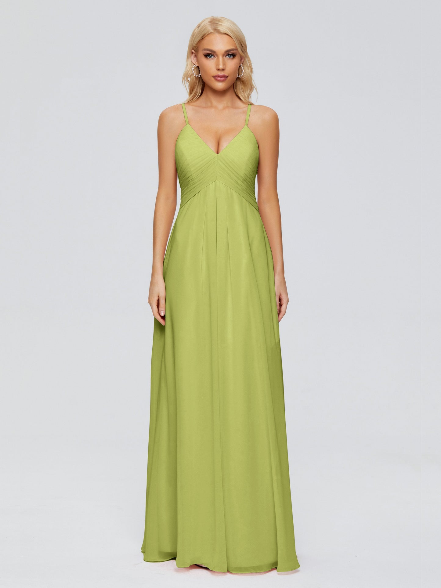 Hadley Spaghetti Straps Chiffon Bridesmaid Dresses